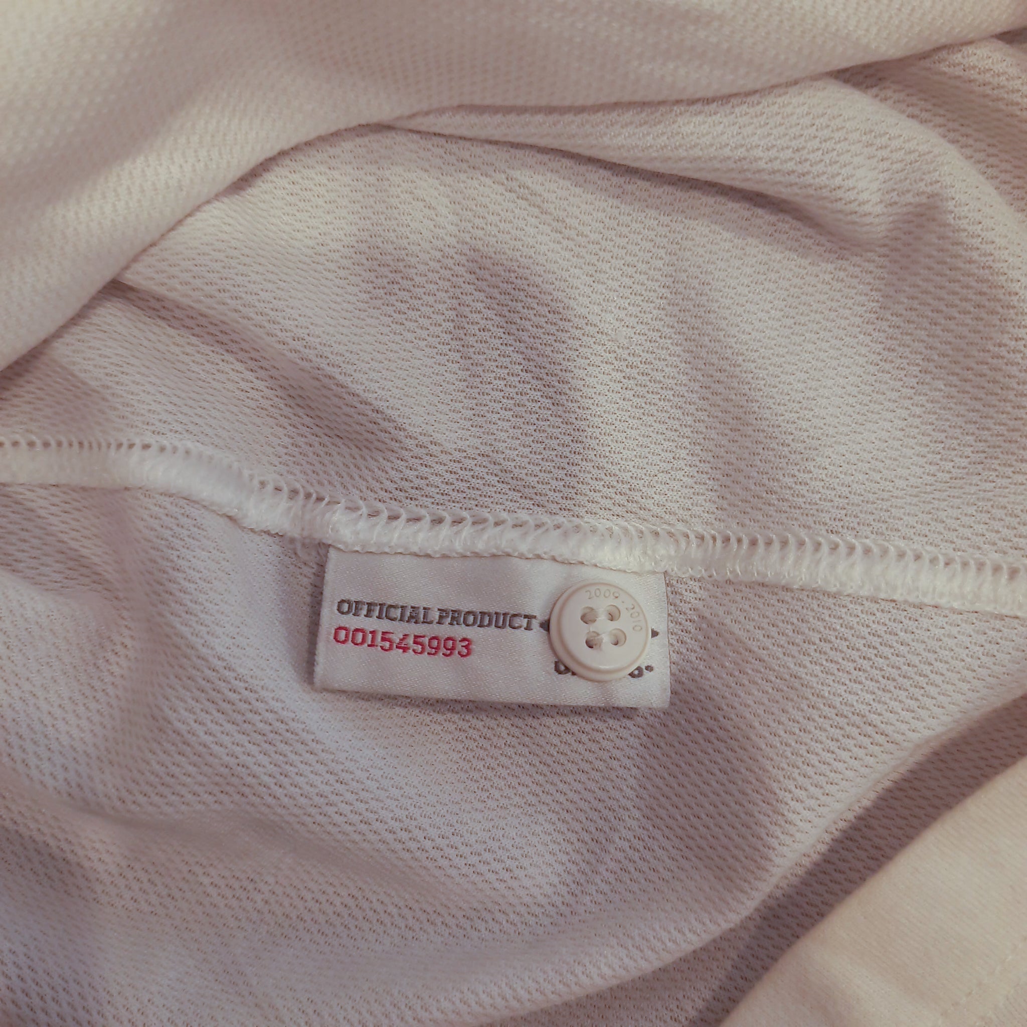 2010 England Home Jersey - XXL