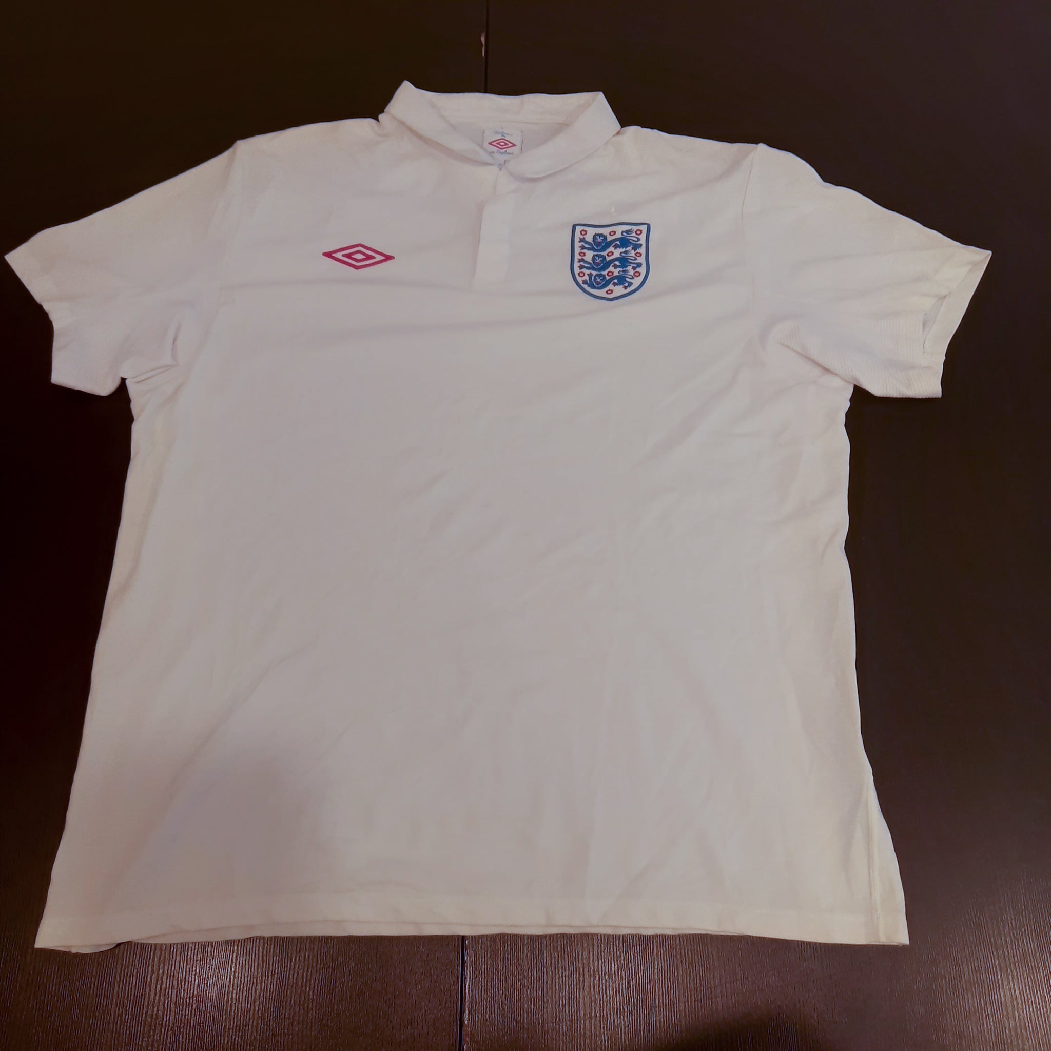 2010 England Home Jersey - XXL