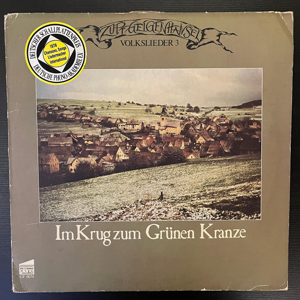 Zupfgeigenhansel – Volkslieder 3 - Im Krug Zum Grünen Kranze (Used Vinyl - VG+) MD Marketplace