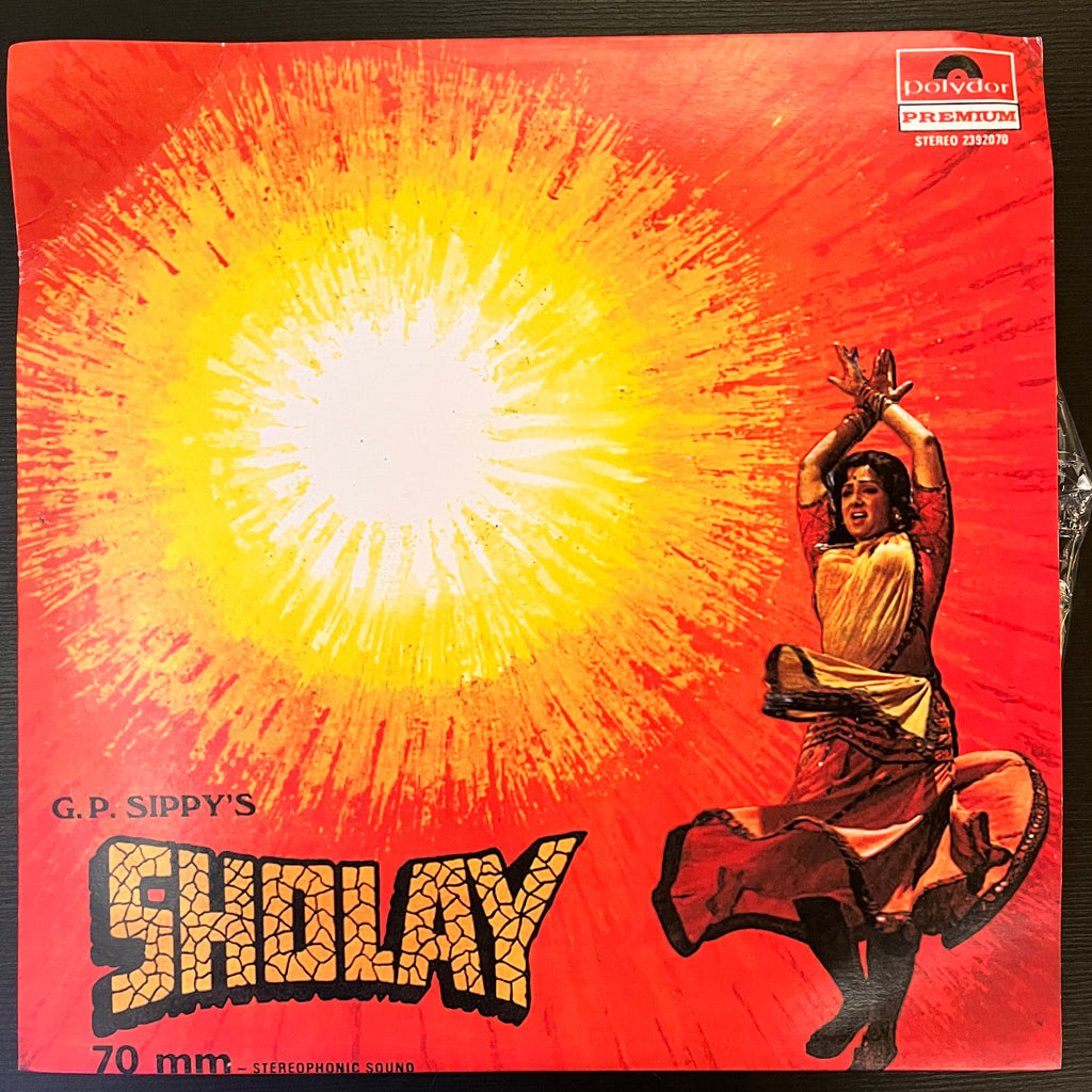R. D. Burman, Anand Bakshi – Sholay = शोले (Re-Printed Cover) (Used Vinyl - VG) NJ Marketplace