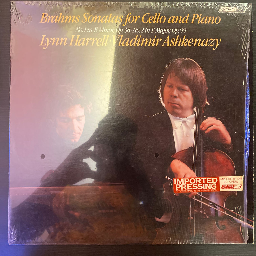 Lynn Harrell / Vladimir Ashkenazy - Johannes Brahms – Brahms Sonatas For Cello And Piano (Used Vinyl - VG+) SC Marketplace