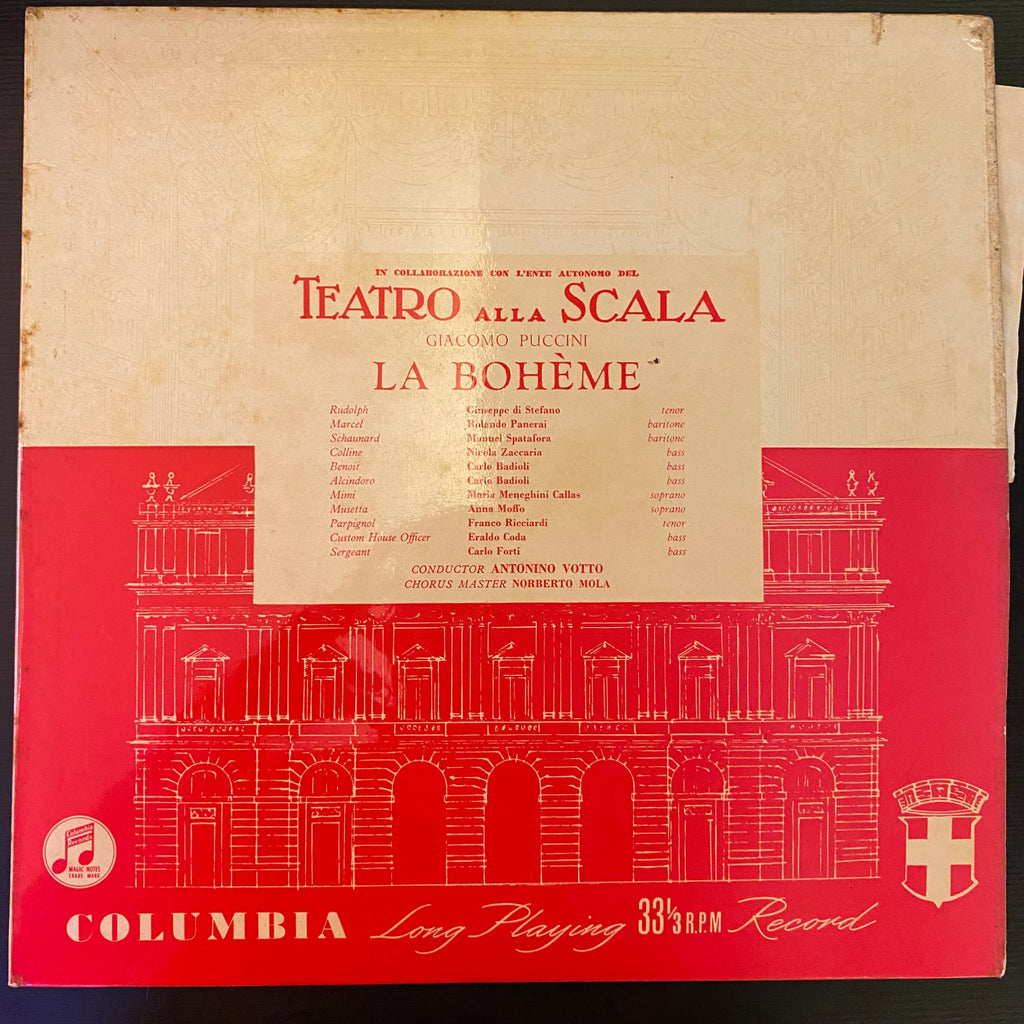 Giacomo Puccini, Giuseppe di Stefano, Maria Callas, Antonino Votto – La Boheme - Record 1 (Used Vinyl - VG) SC Marketplace