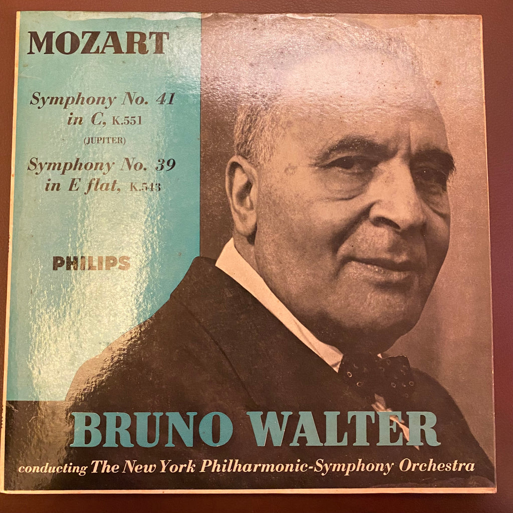 Bruno Walter, Philharmonic-Symphony Orchestra Of New York - Mozart – Symphony No. 41 In C Major, K. 551 ("Jupiter") / Symphony No. 39 In E-flat Major, K. 543 (Used Vinyl - VG+) SC Marketplace