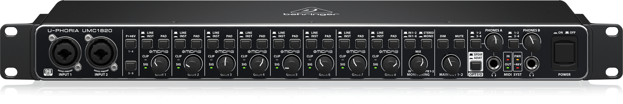 Behringer U Phoria UMC1820