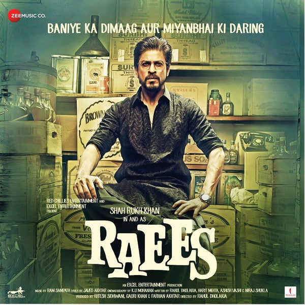 Ram Sampath, JAM8, Kalyanji-Anandji – Raees (Original Motion Picture Soundtrack) (Arrives in 4 days)