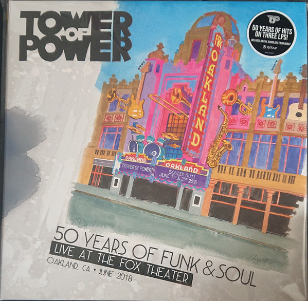 Tower Of Power – 50 Years Of Funk & Soul: Live At The Fox Theater-Oakland Ca-June 2018 (Arrives in 4 days )