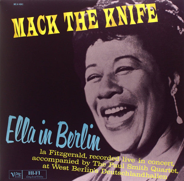 Ella Fitzgerald – Mack The Knife - Ella In Berlin (Arrives in 4 days)