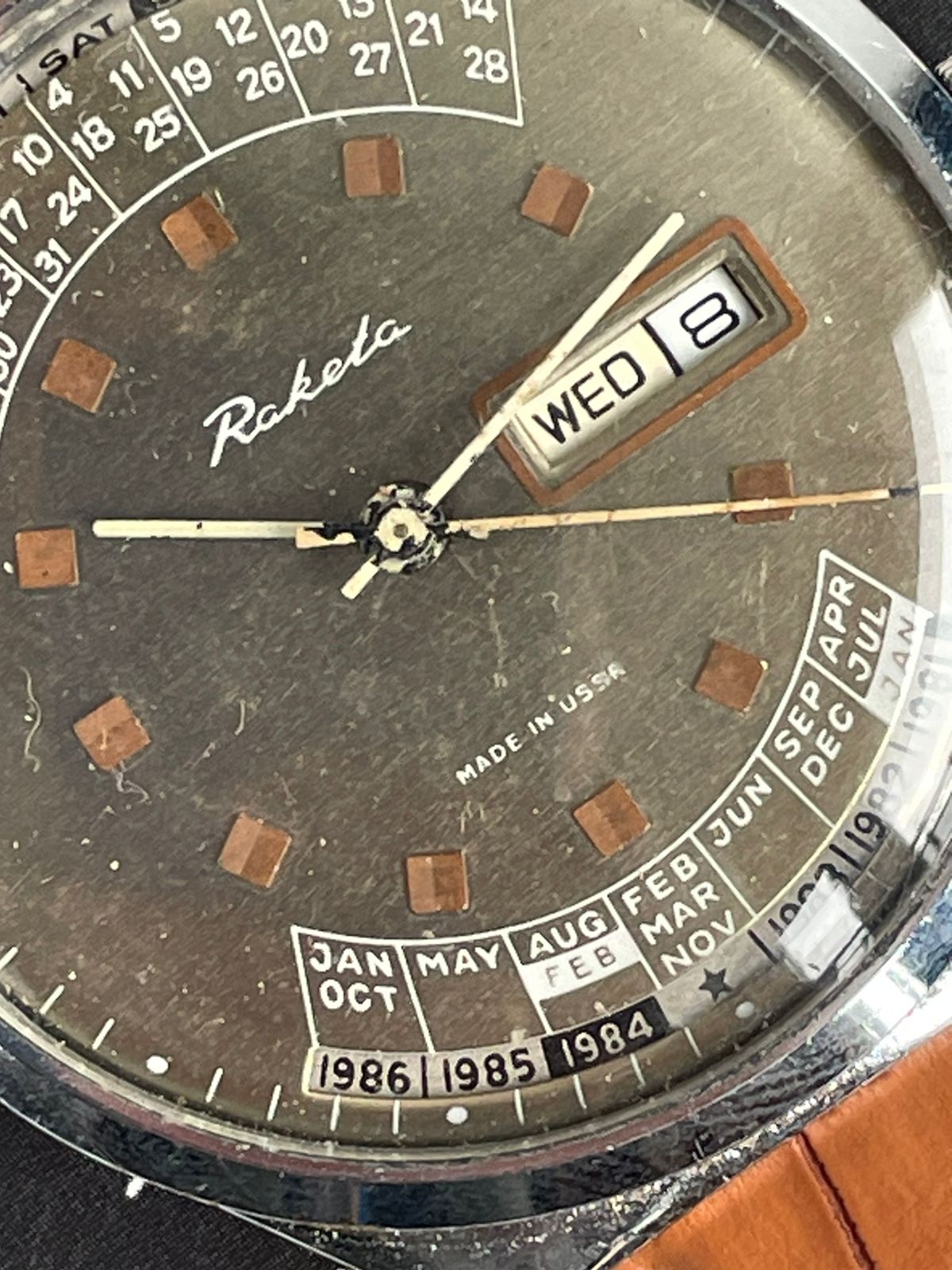 Raketa Calendar (1980’s) Made in the USSR