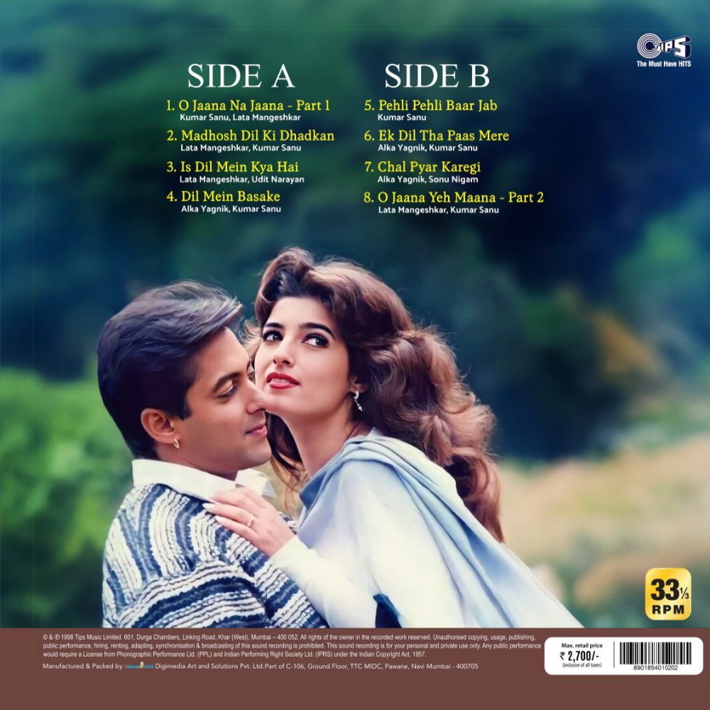 Jal Pyaar Kisise Hota Hai - Jatin-Lalit (Arrives in 7 Days)