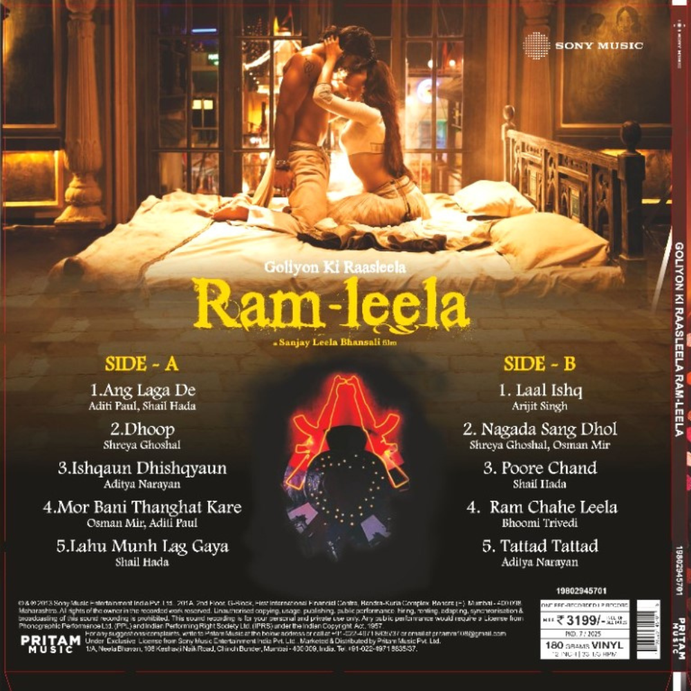 Sanjay Leela Bhansali - Ramleela (Pre Order)