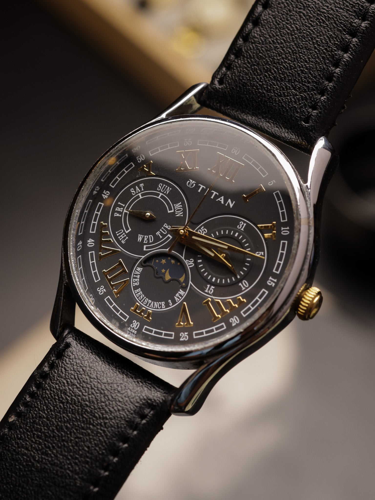 Titan Quartz Multifunction – Black Dial | Men's Watch