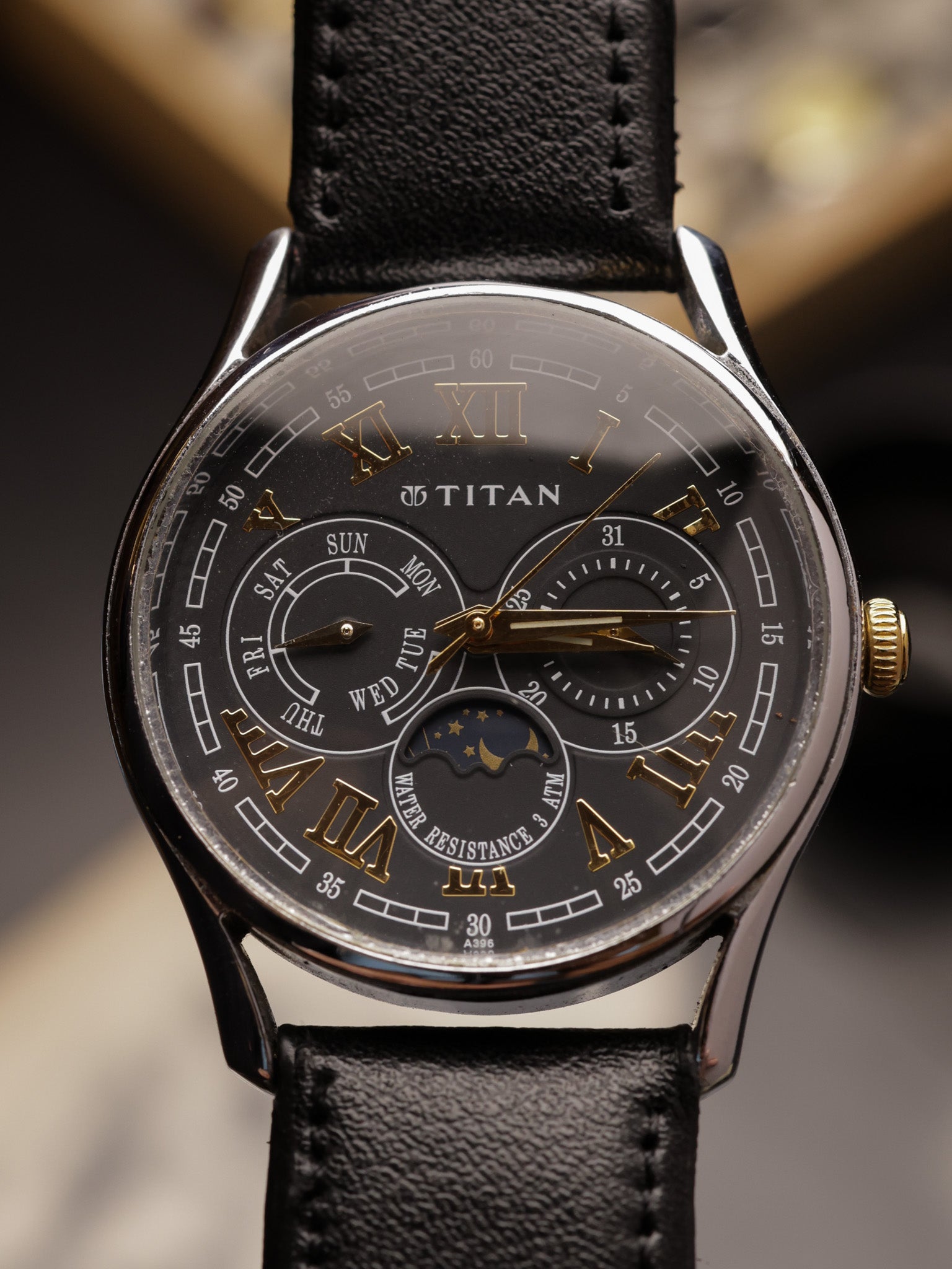 Titan Quartz Multifunction – Black Dial | Men's Watch