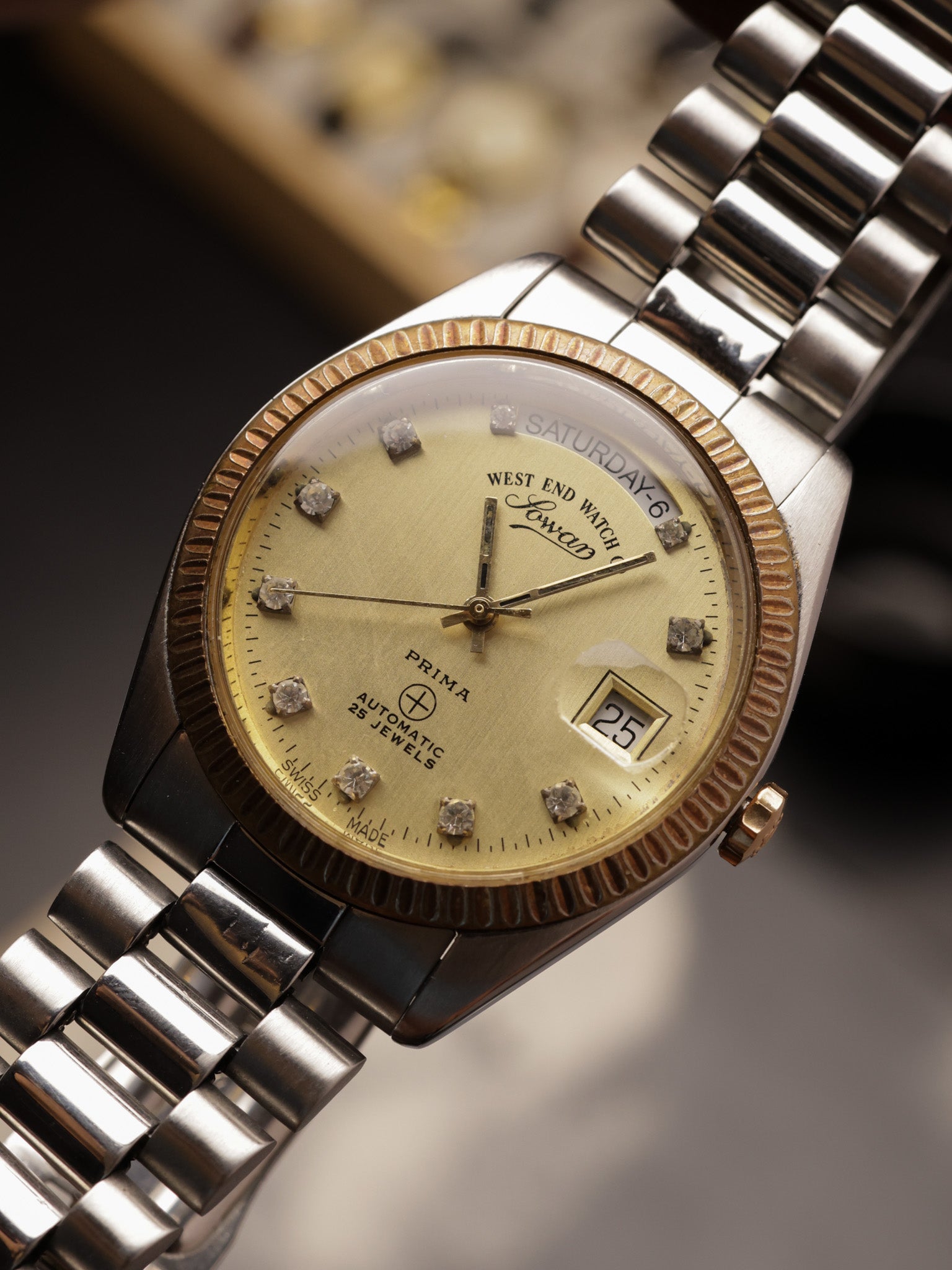 West End Watch Co. President Jubilee – NOS | 38mm | Automatic | Diamond Dial