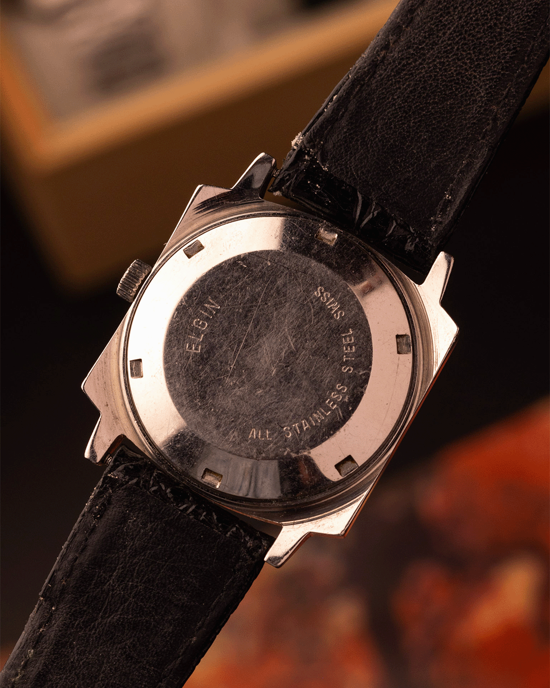 Elgin 4349 (Cushion Dial) – 32x34mm, Automatic Movement