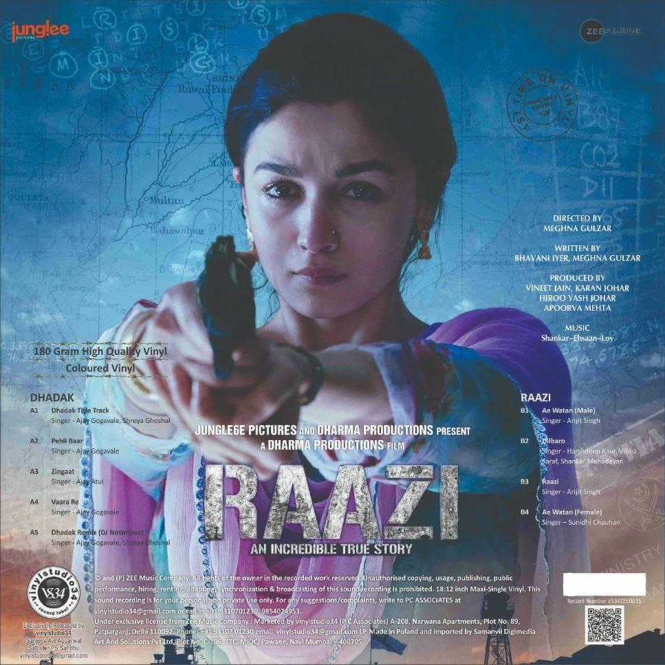 Ajay Atul/ Shankar Ehsaan Loy - Dhadak/ Raazi (Arrives in 7 Days)