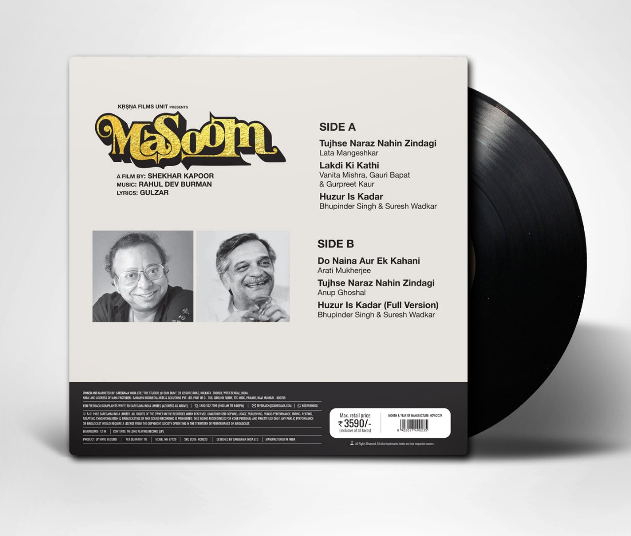 R.D Burman - Masoom (Arrives in 7 Days)