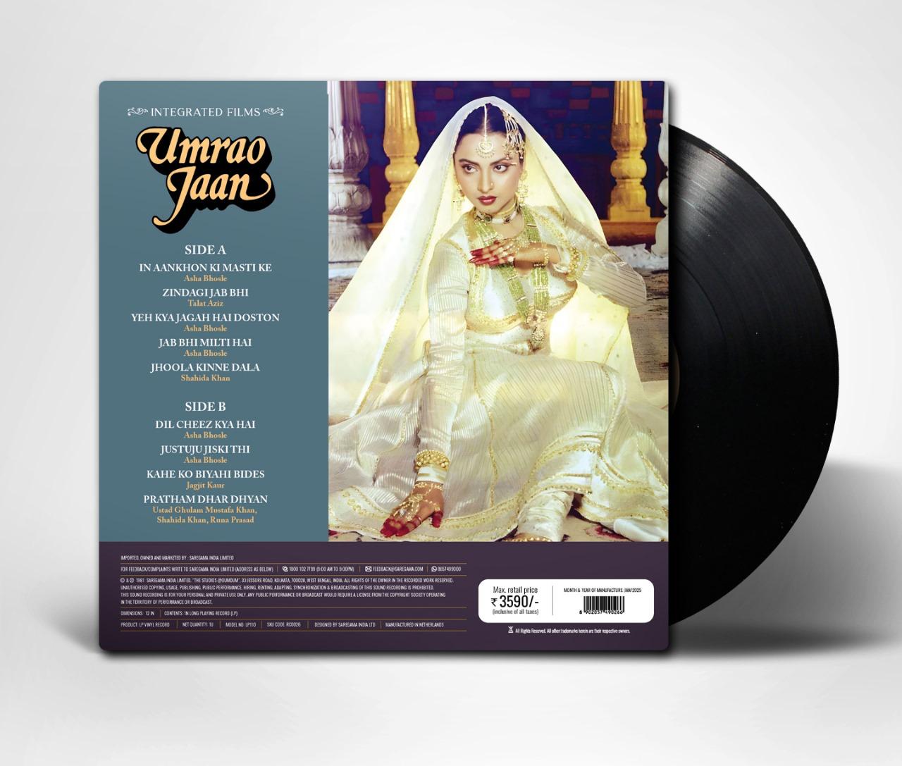 Khaiyyam - Umrao Jaan (Arrived in 7 Days)