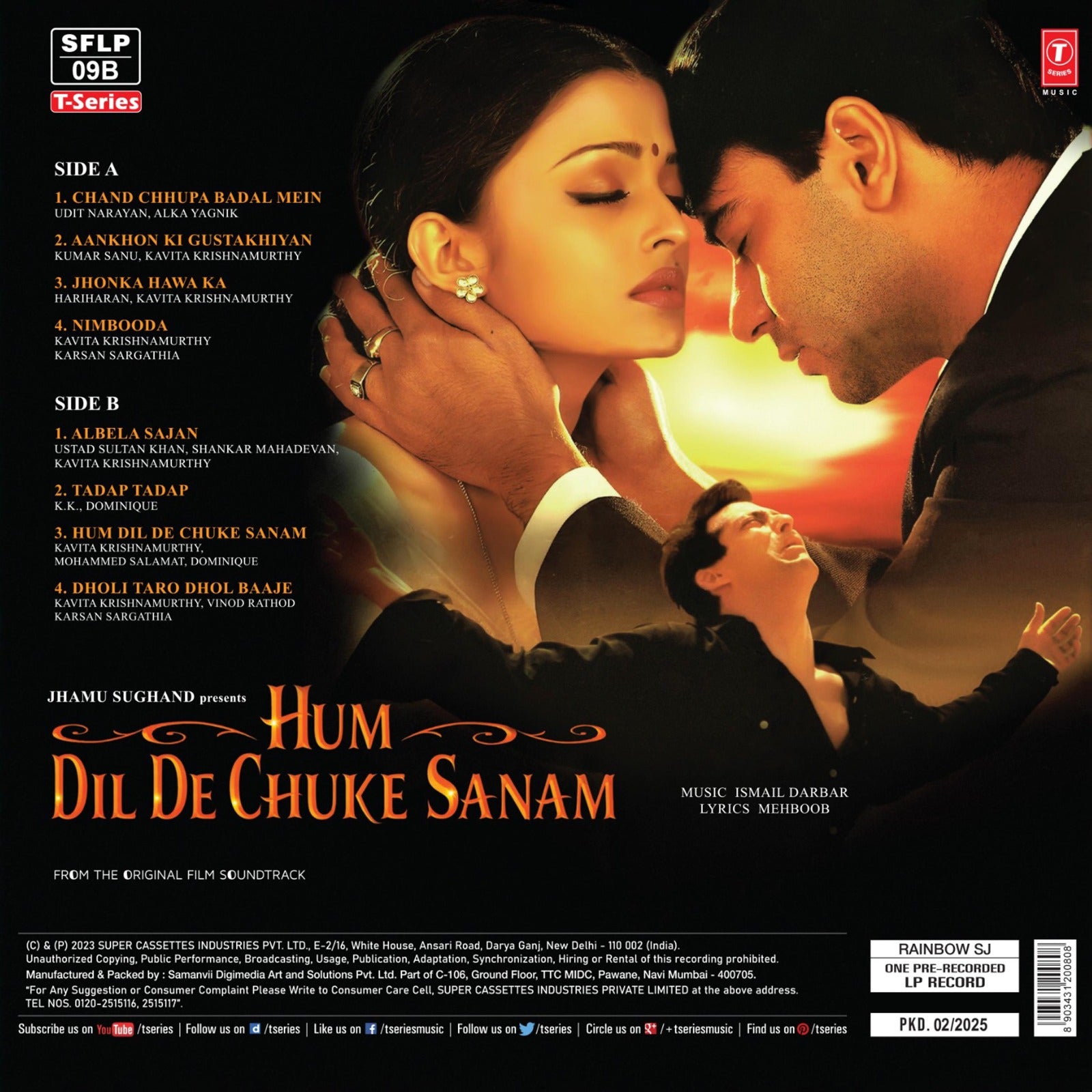 Ismail Darbar - Hum Dil De Chuke Sanam (Arrives in 4 Days)