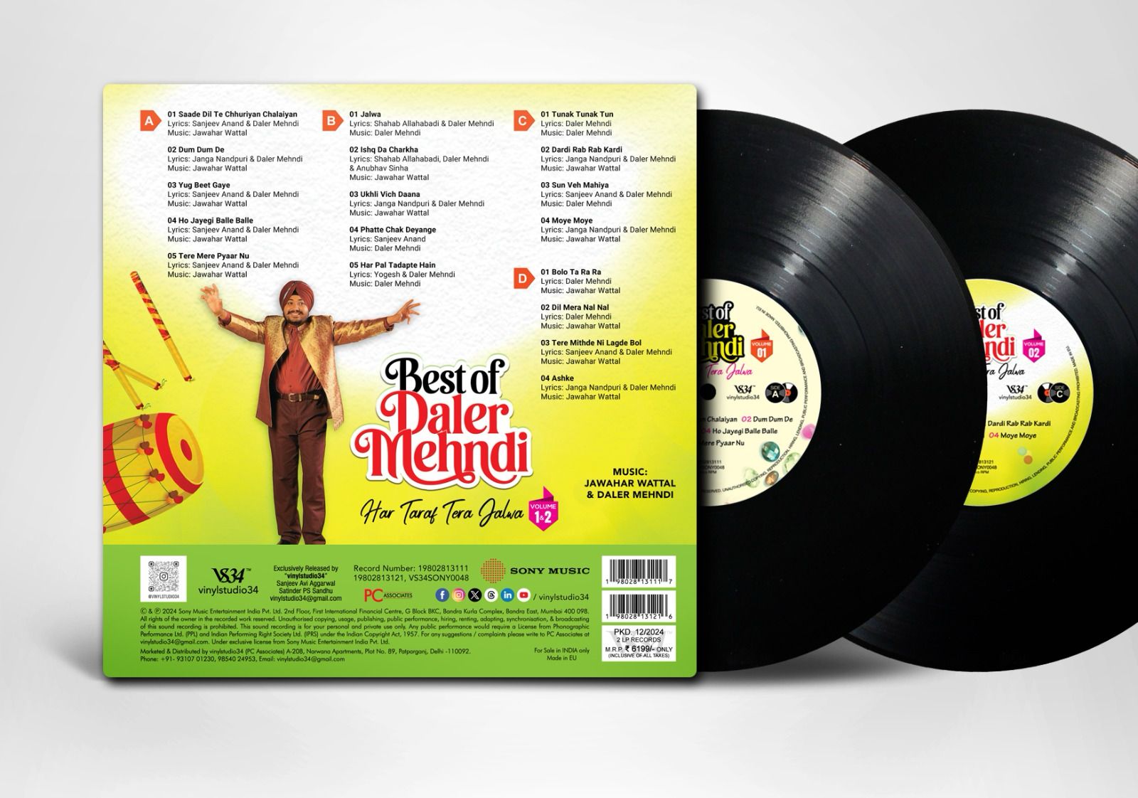 Daler Mehndi - Best Of Daler Mehndi (Arrives in 7 Days)