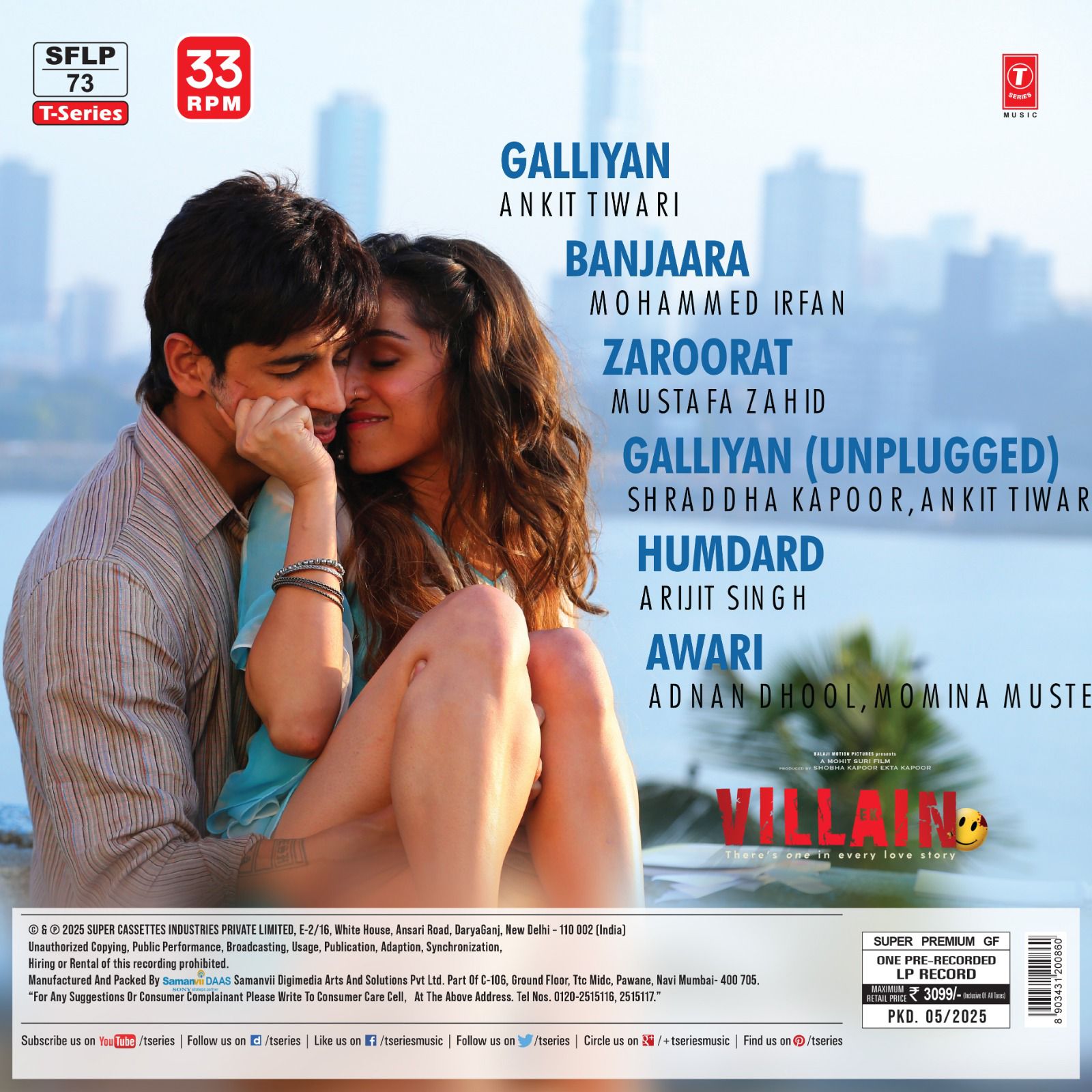 Various - Ek Villain (Arrives in 7 Days)