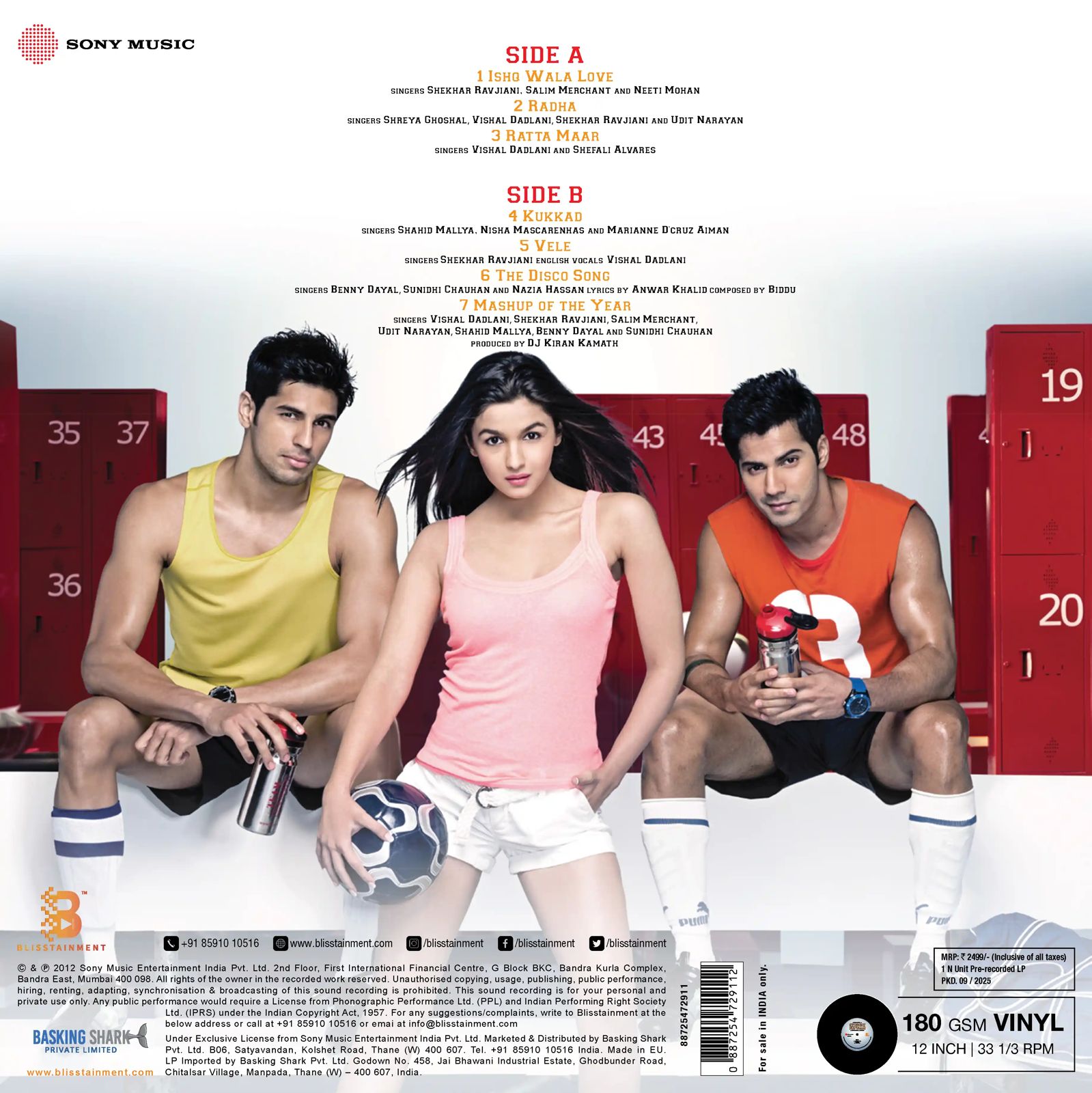 Vishal & Shekhar - Student Of The Year (Arrives in 7 Days)