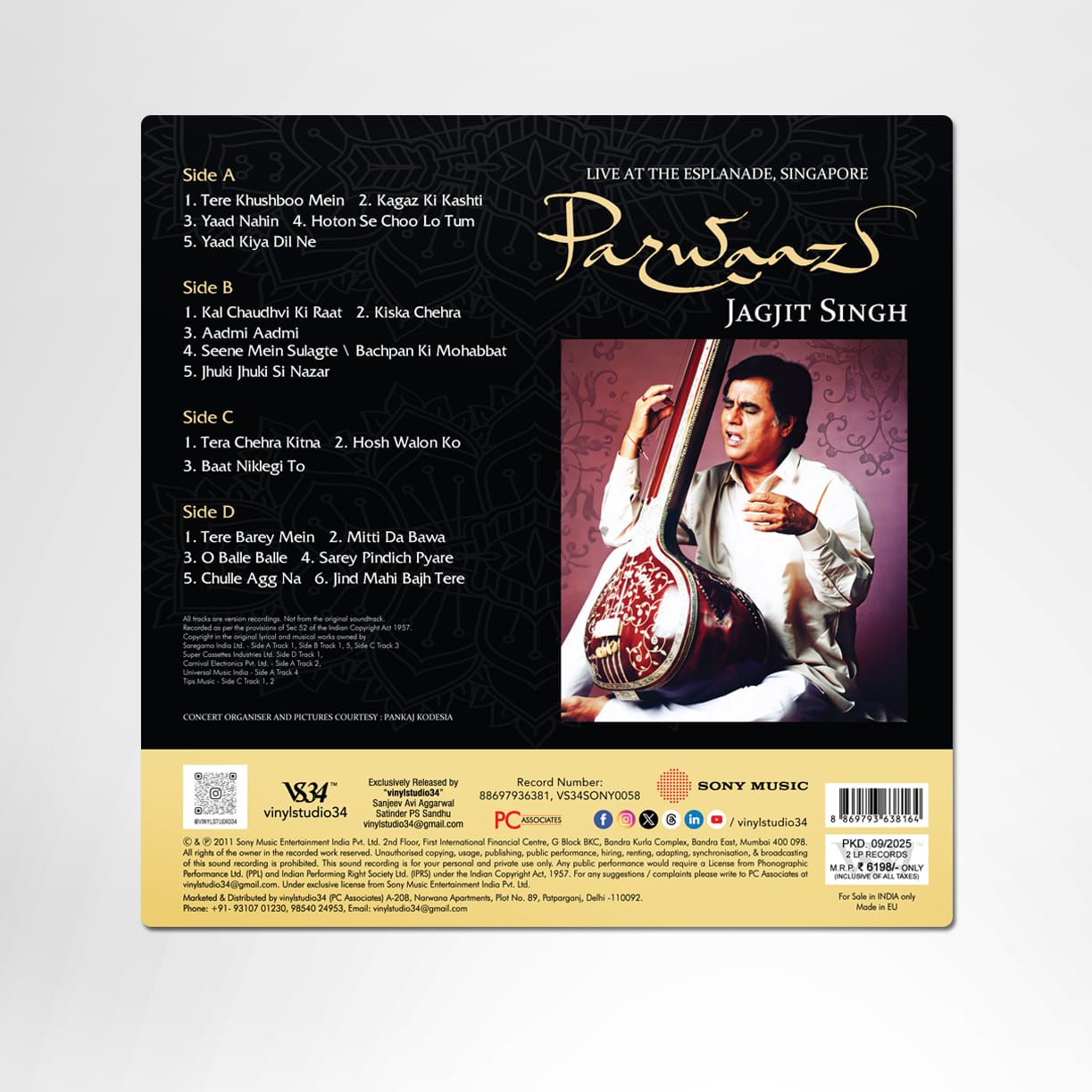 Jagjit Singh - Parwaaz (Pre Order)