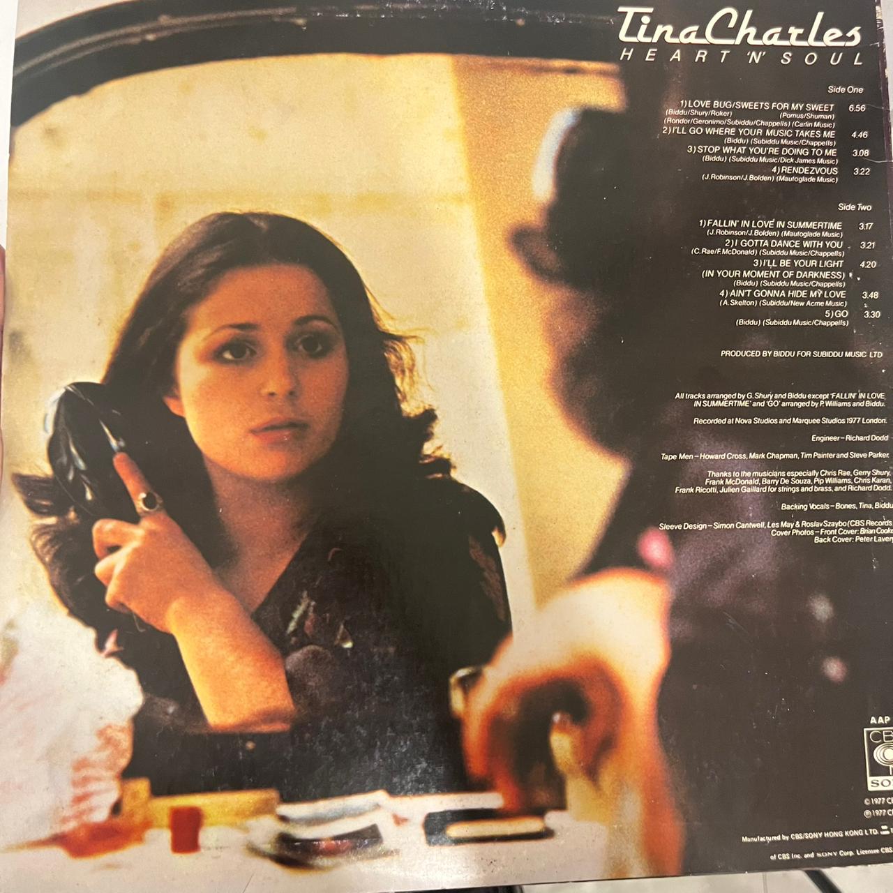 Tina Charles - Heart 'N' Soul (Used Vinyl - VG+) NJ Marketplace