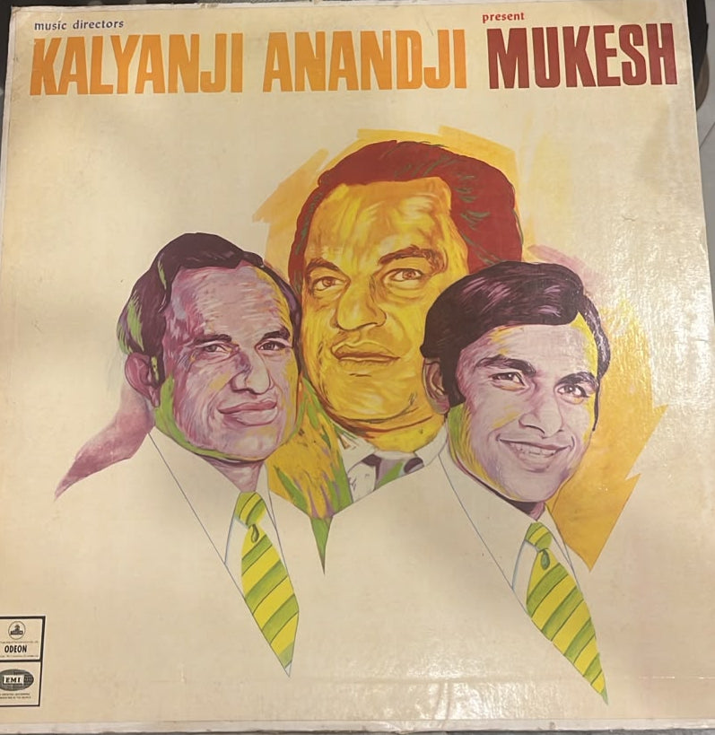 Kalyanji Anandji* Present Mukesh – A Selection Of Hindi Film Songs (Used Vinyl - VG) NJ Marketplace
