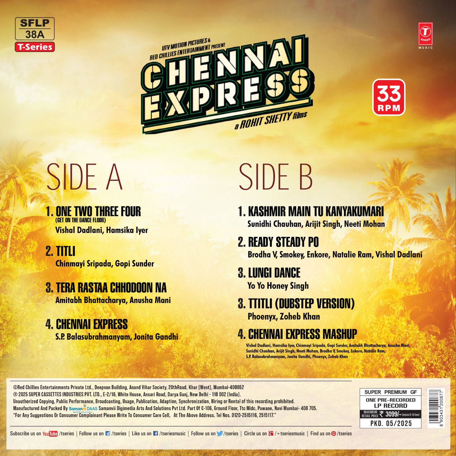 Various- Chennai Express (Arrives in 7 Days)
