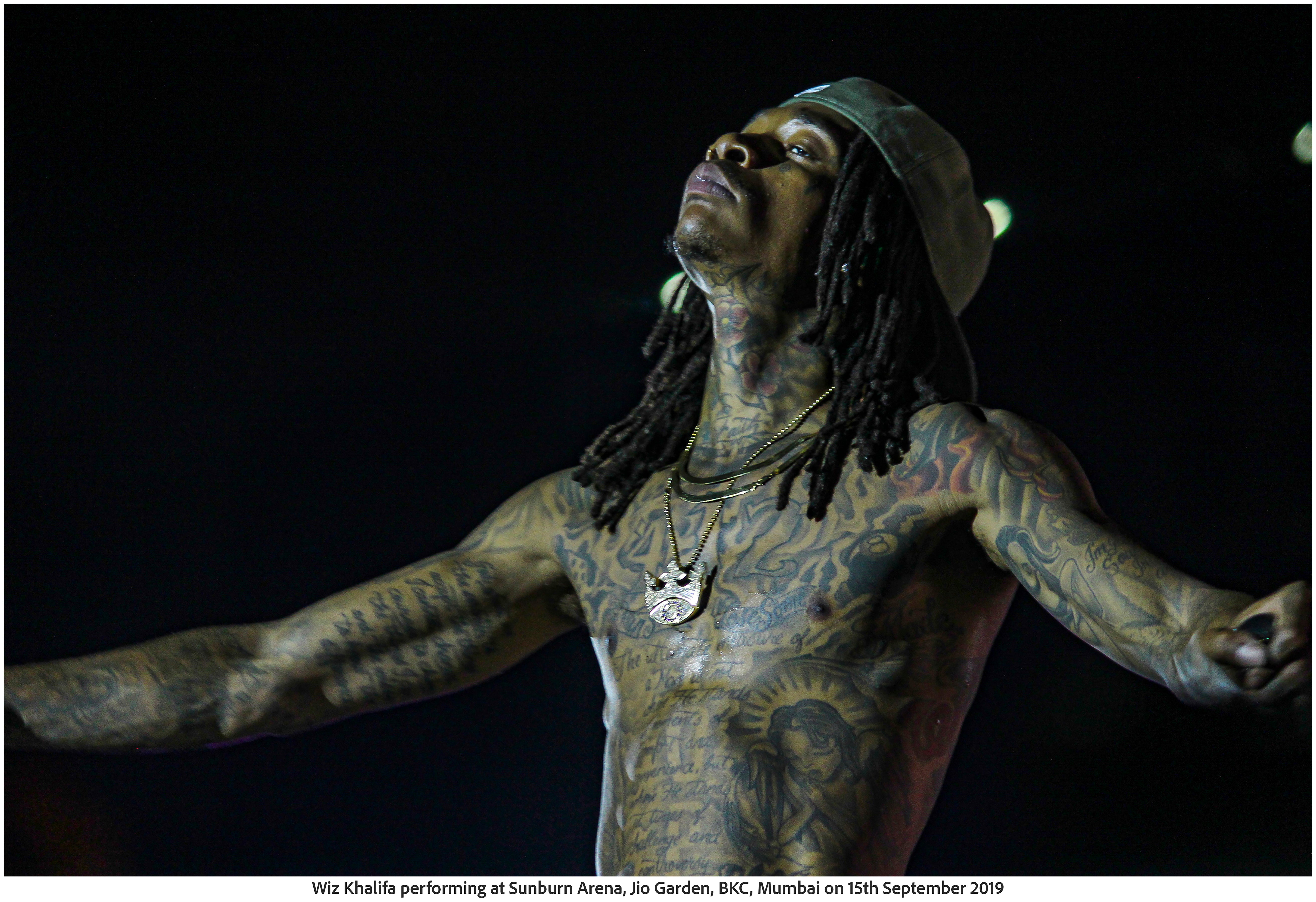 Wiz Khalifa performing at Sunburn Arena, Jio Garden, BKC, Mumbai on 15th September 2019 (Photo Frame)