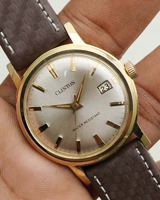 Clinton Vintage Watch Circa 1960s-1970s