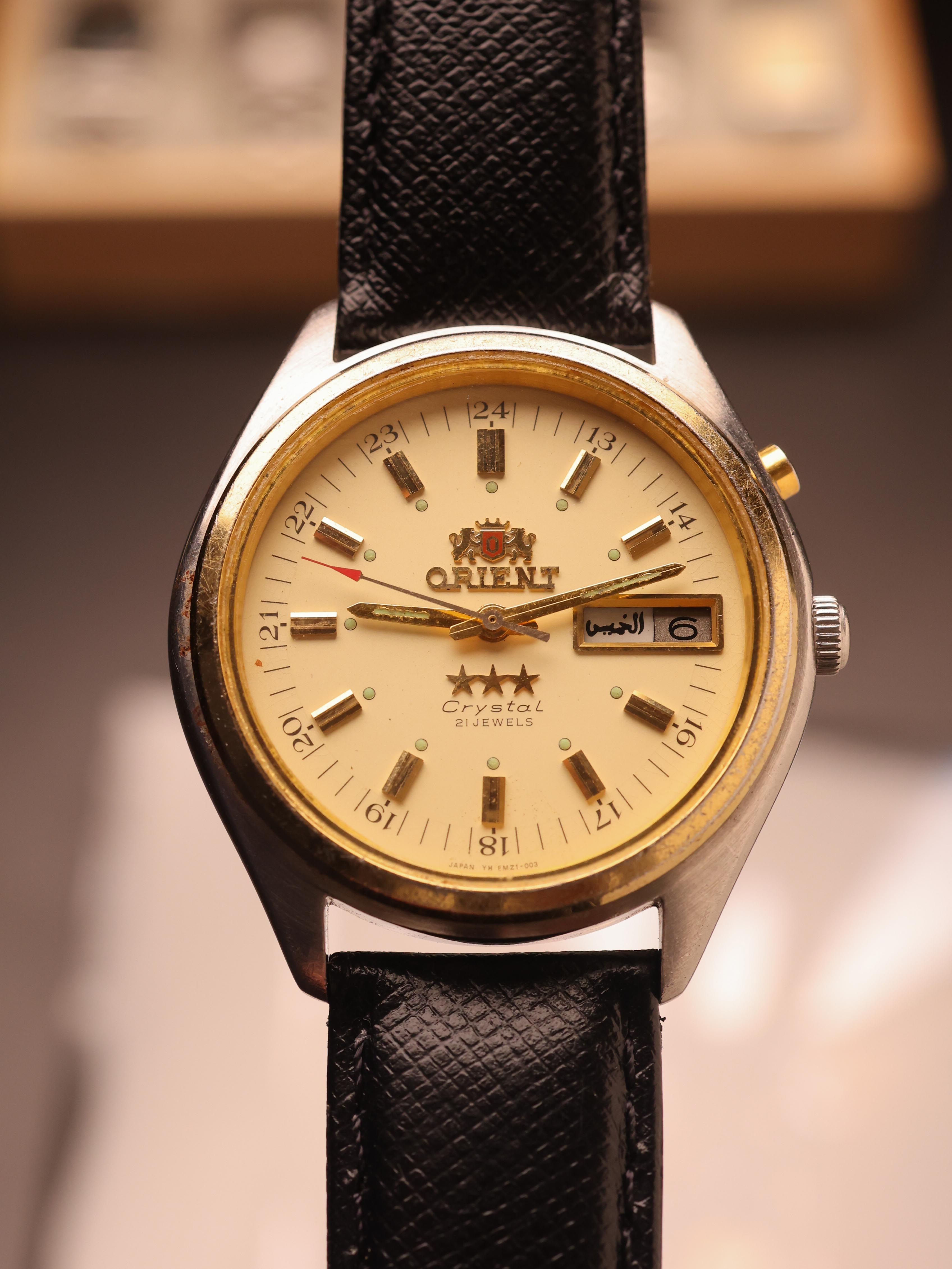 Orient Three Star (Ref. EMOK-B0 CA) (34.5mm; Automatic)