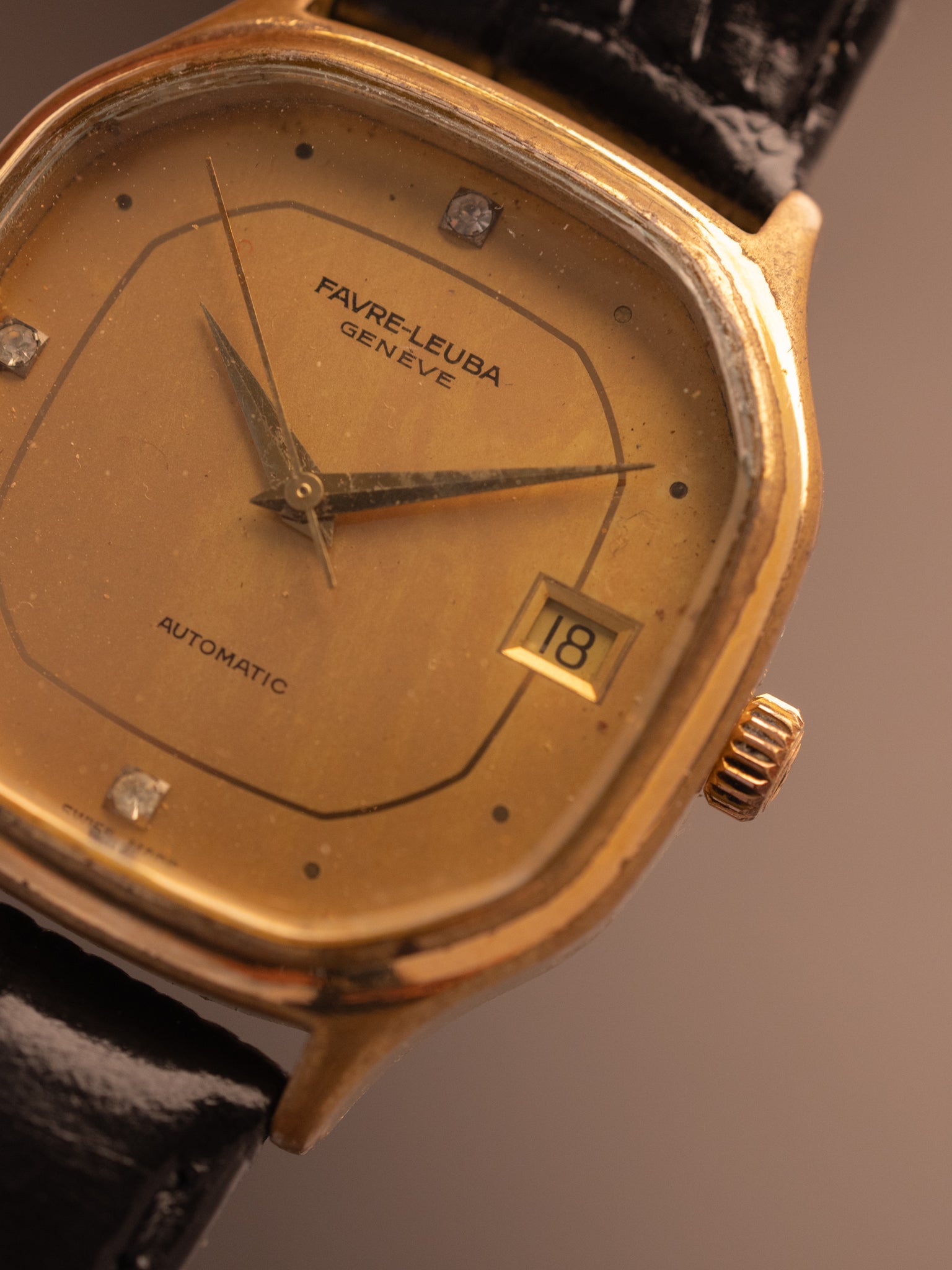 Favre Leuba TV Diamond Dial (Ref. 56000.51) (33mm; Automatic)