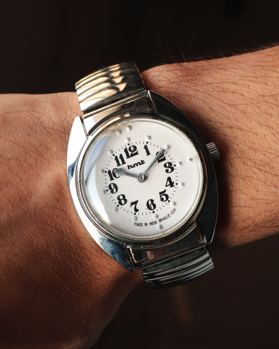 HMT Braille (Manual-Wind Movement)