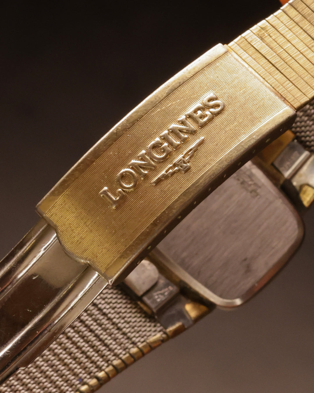 Longines x Wittnauer Tank-Style Dress Watch (Gold-Plated)