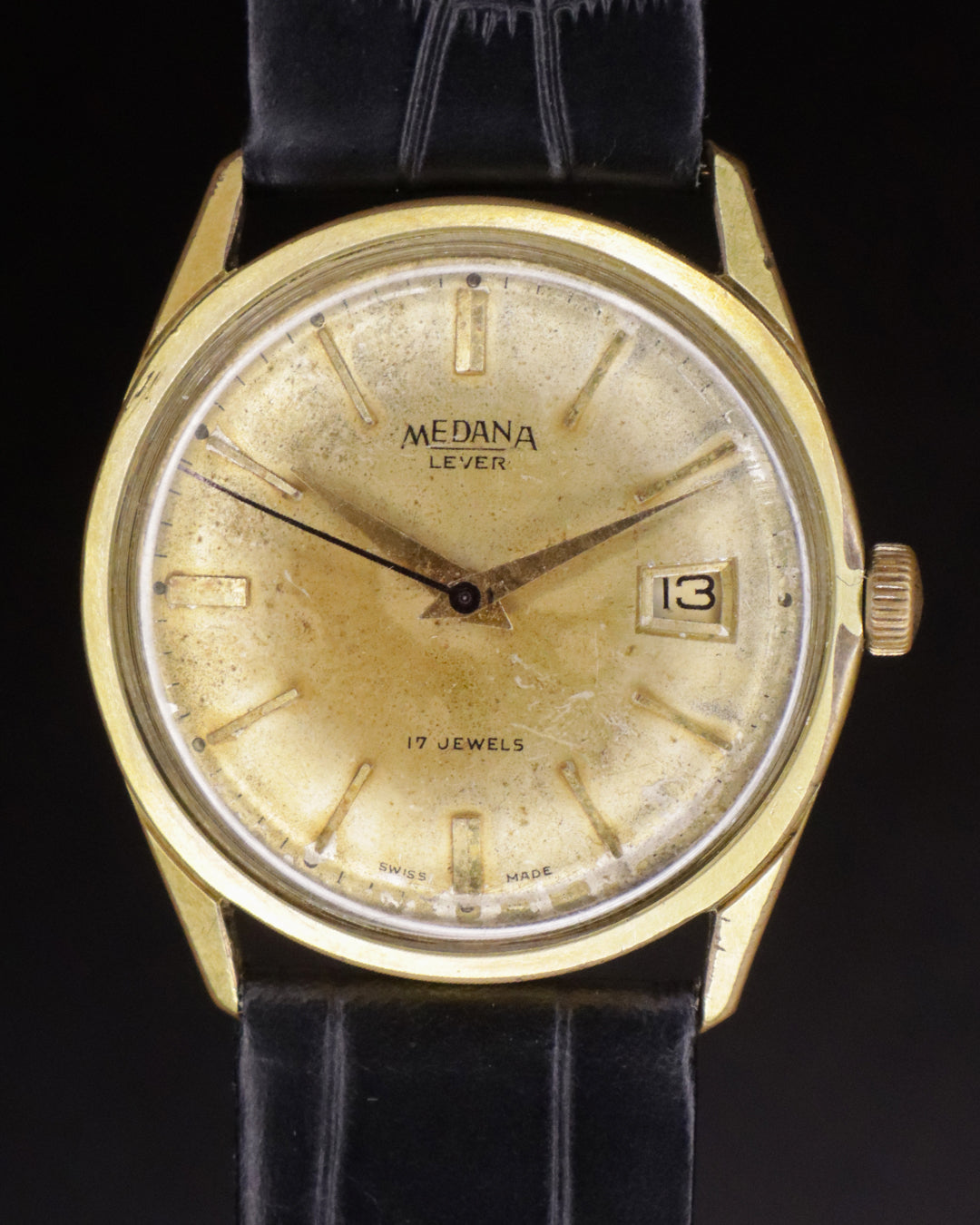 Medana Lever Date (17 Jewels)