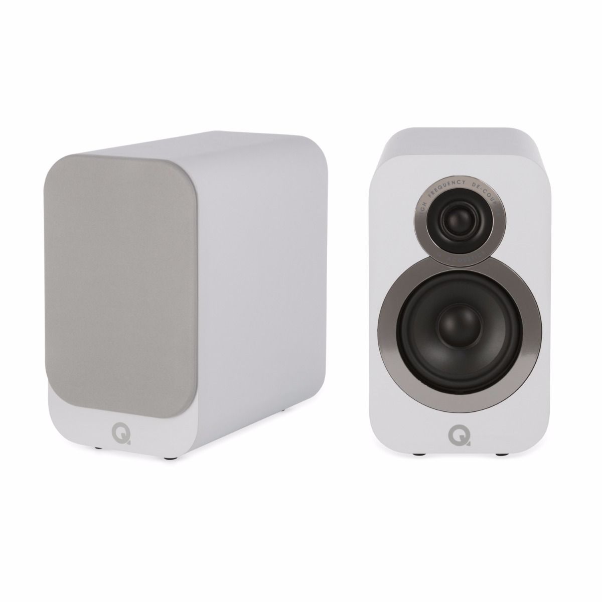 【中古美品】Q Acoustics 3010i スピーカー 白 Q Acoustics 3010i Bookshelf Speakers | The Revolver Club