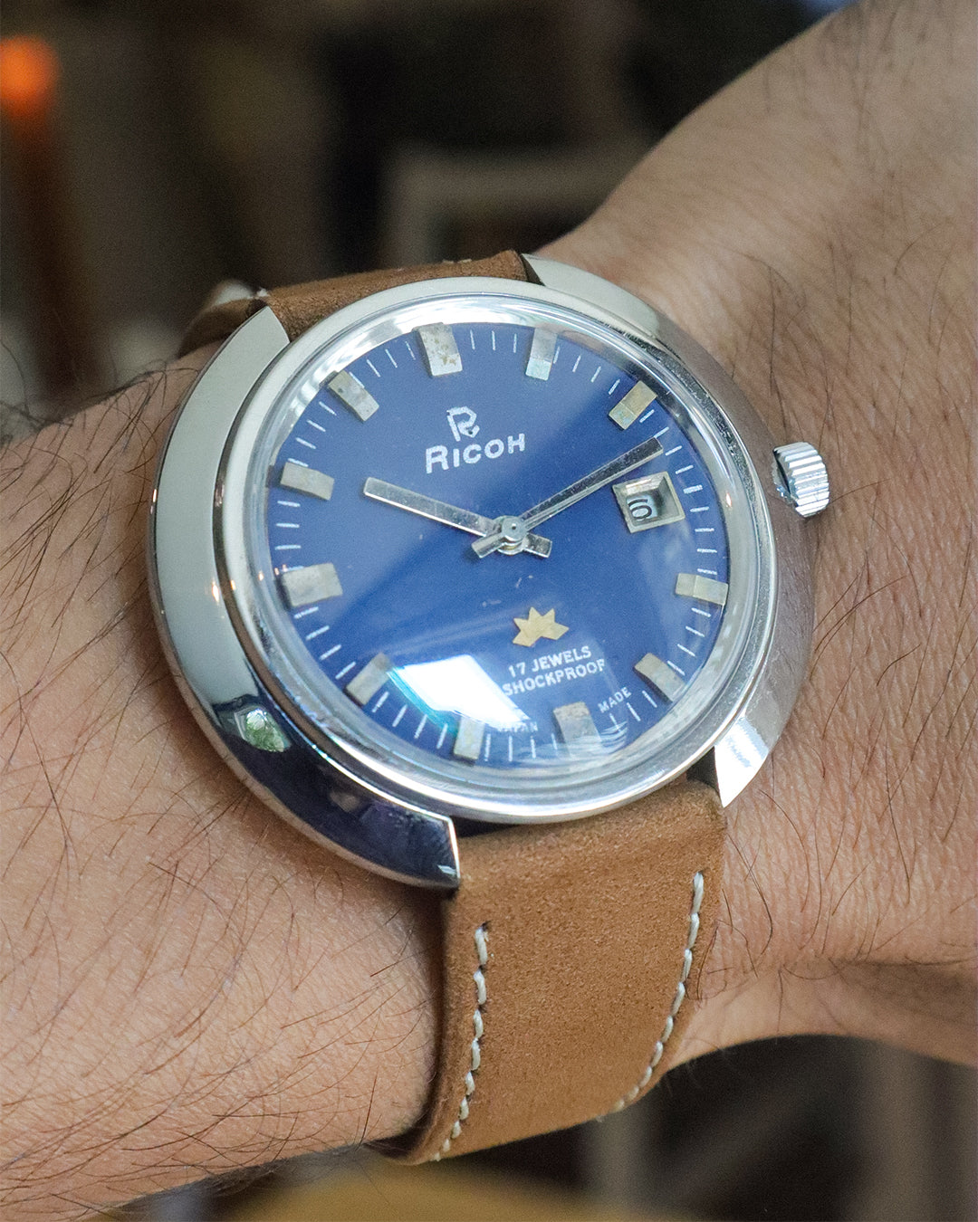 Ricoh Sakura UFO Dial with Signed Crown