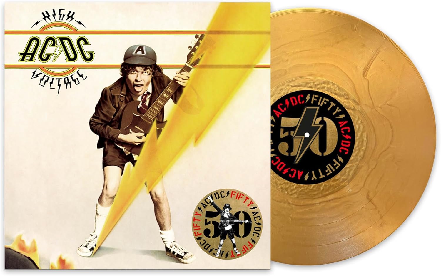 AC/DC – High Voltage (50th Anniversary Edition) (Gold) (Arrives in 4 Days)