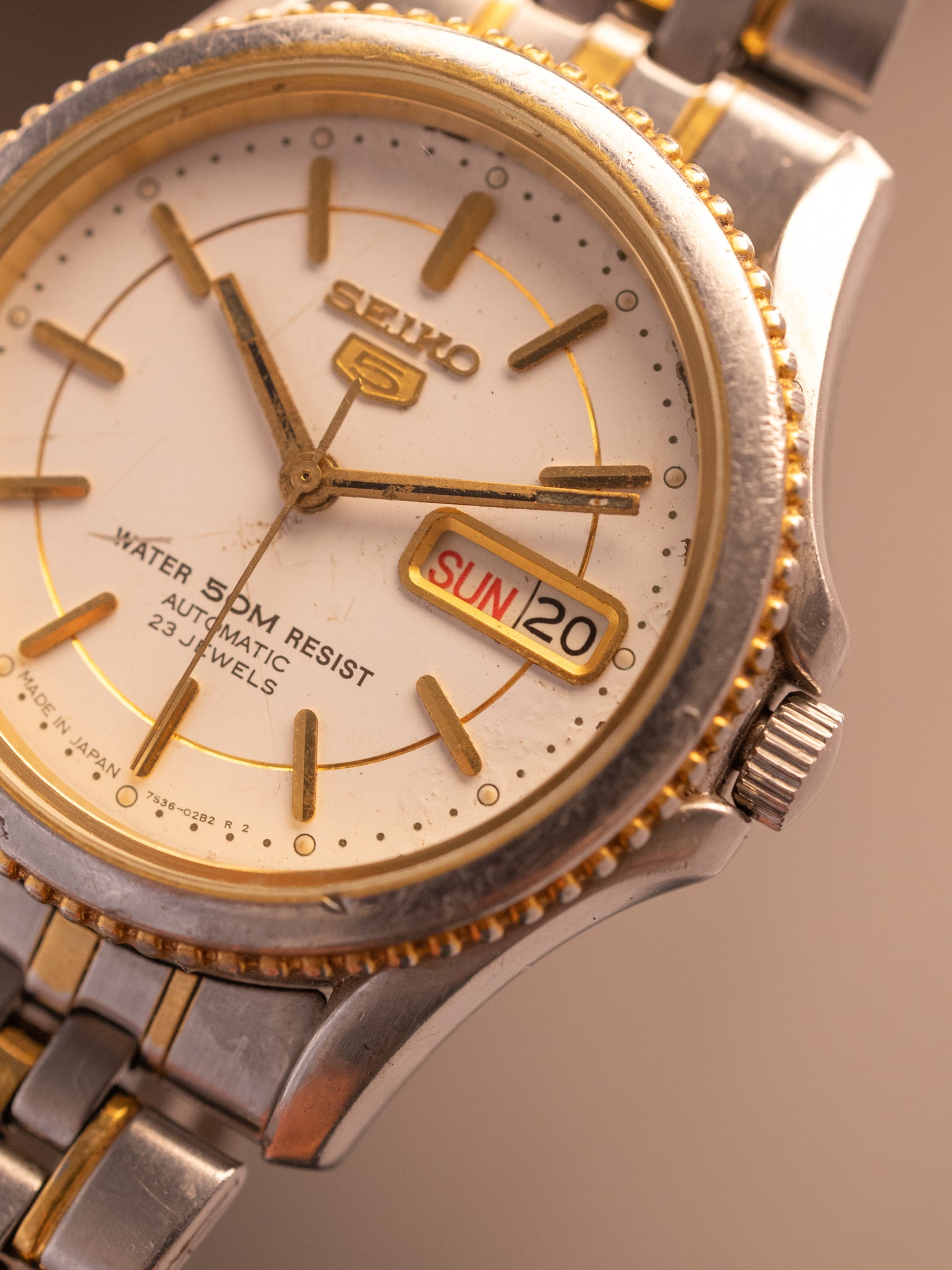 Seiko 5 Railway Time JDM TBC (Ref. 7S26-02N0) (36mm; Automatic) (Very Rare)