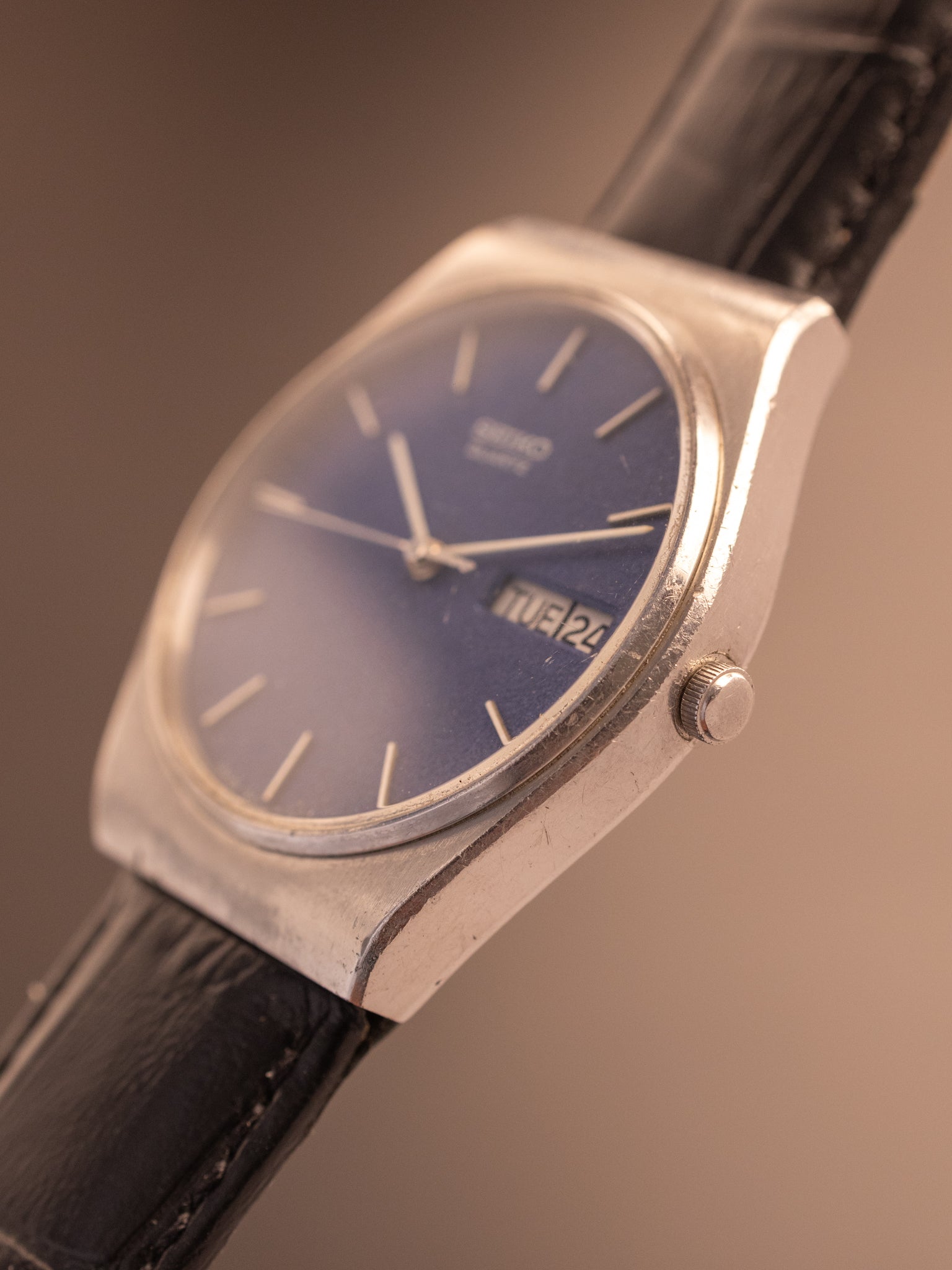 Seiko JDM Textured Dial (Ref. 7813-8009) (33mm; Quartz)