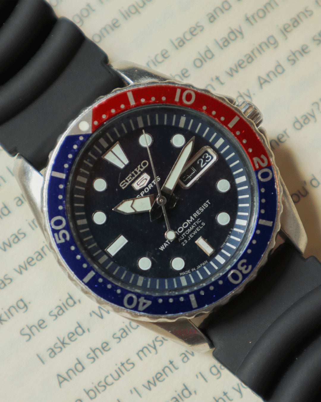 Seiko Pepsi Bezel
