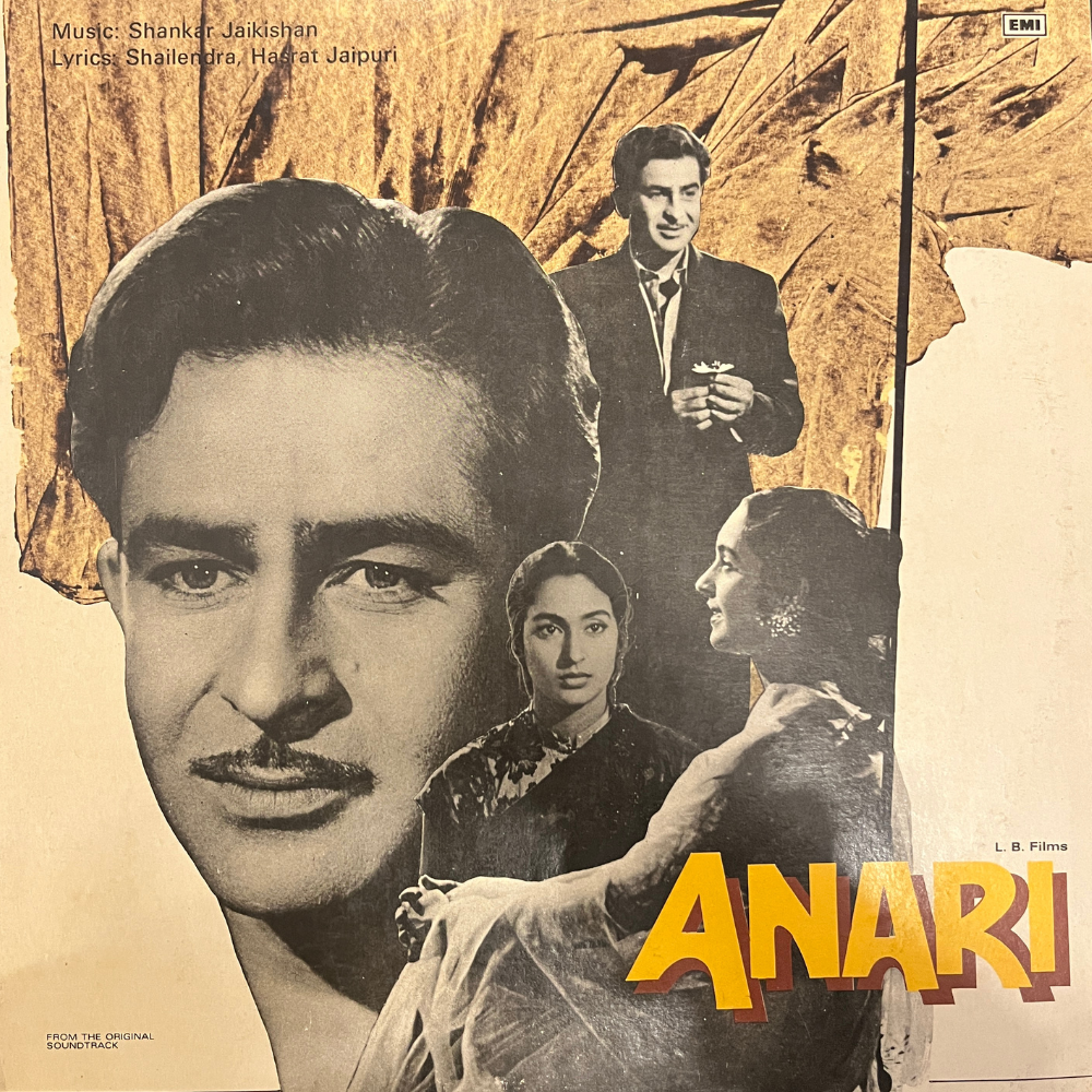 Shankar Jaikishan, Shailendra, Hasrat Jaipuri – Anari (Used Vinyl - VG+) NJ Marketplace