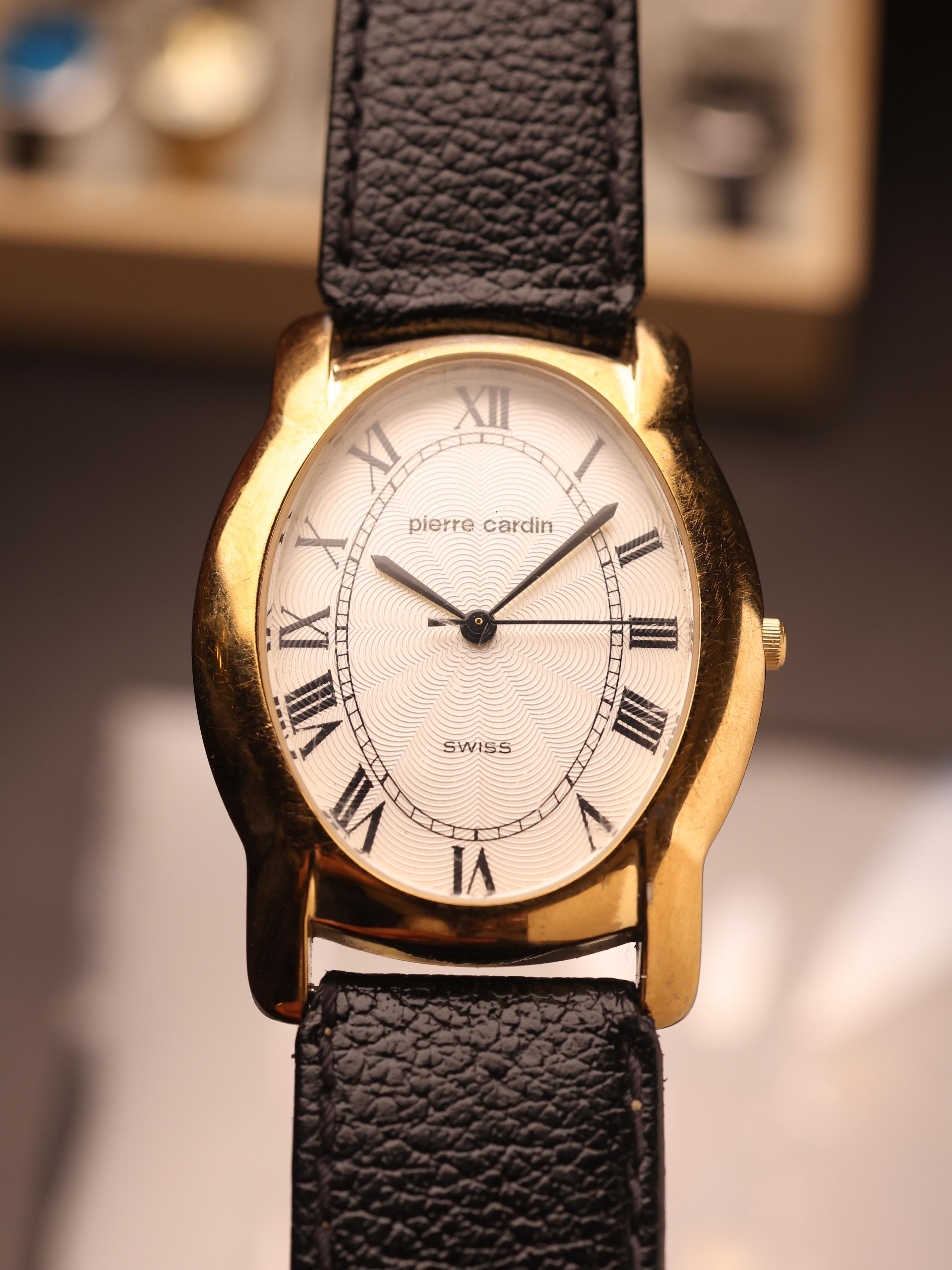Pierre Cardin (Ref. 52251) (38mm x 33mm; Quartz) - Guilloché Pattern