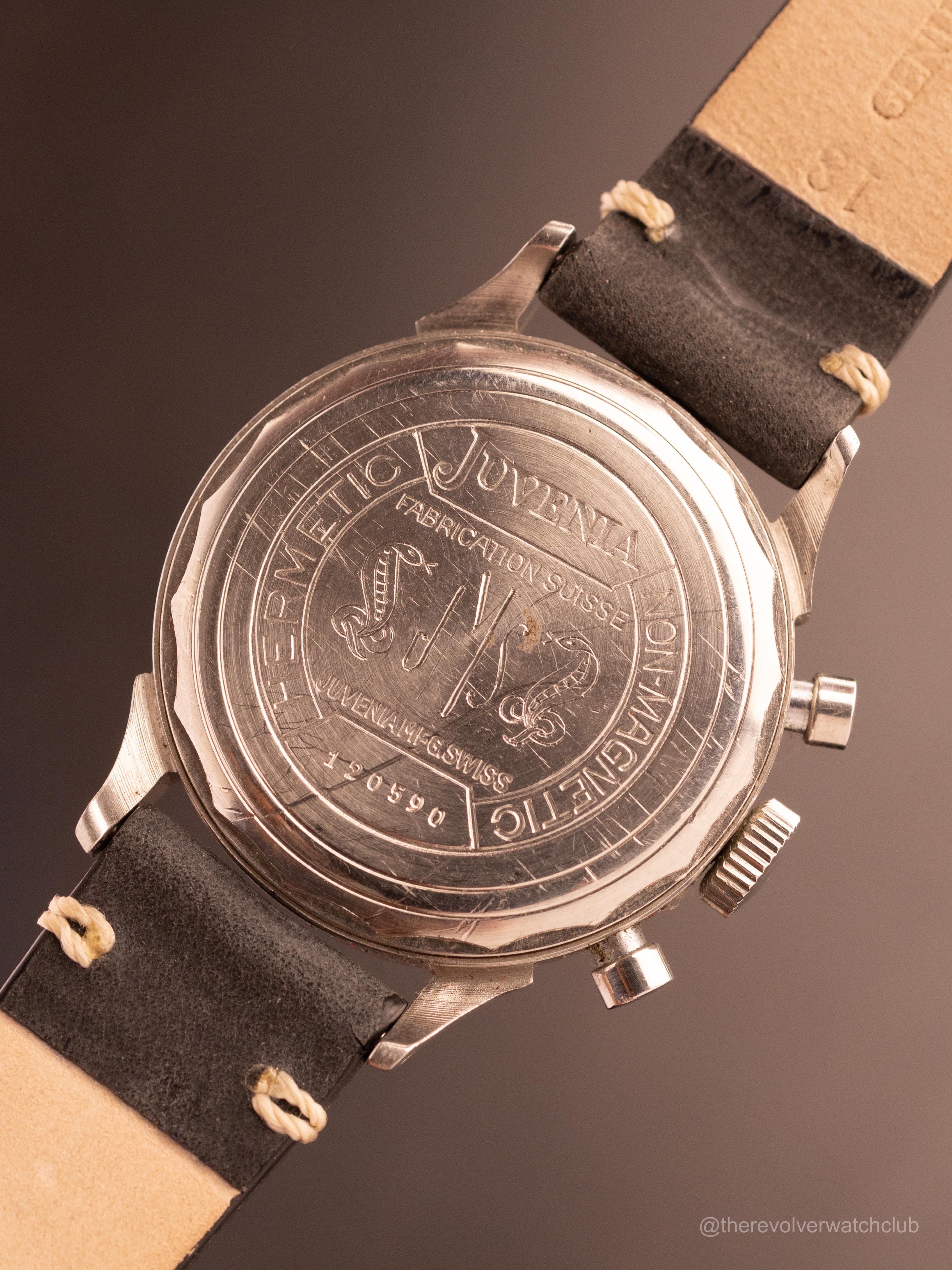 Juvenia Vintage Triple-Register Chronograph (Ref. 120590) (35mm; Manual)