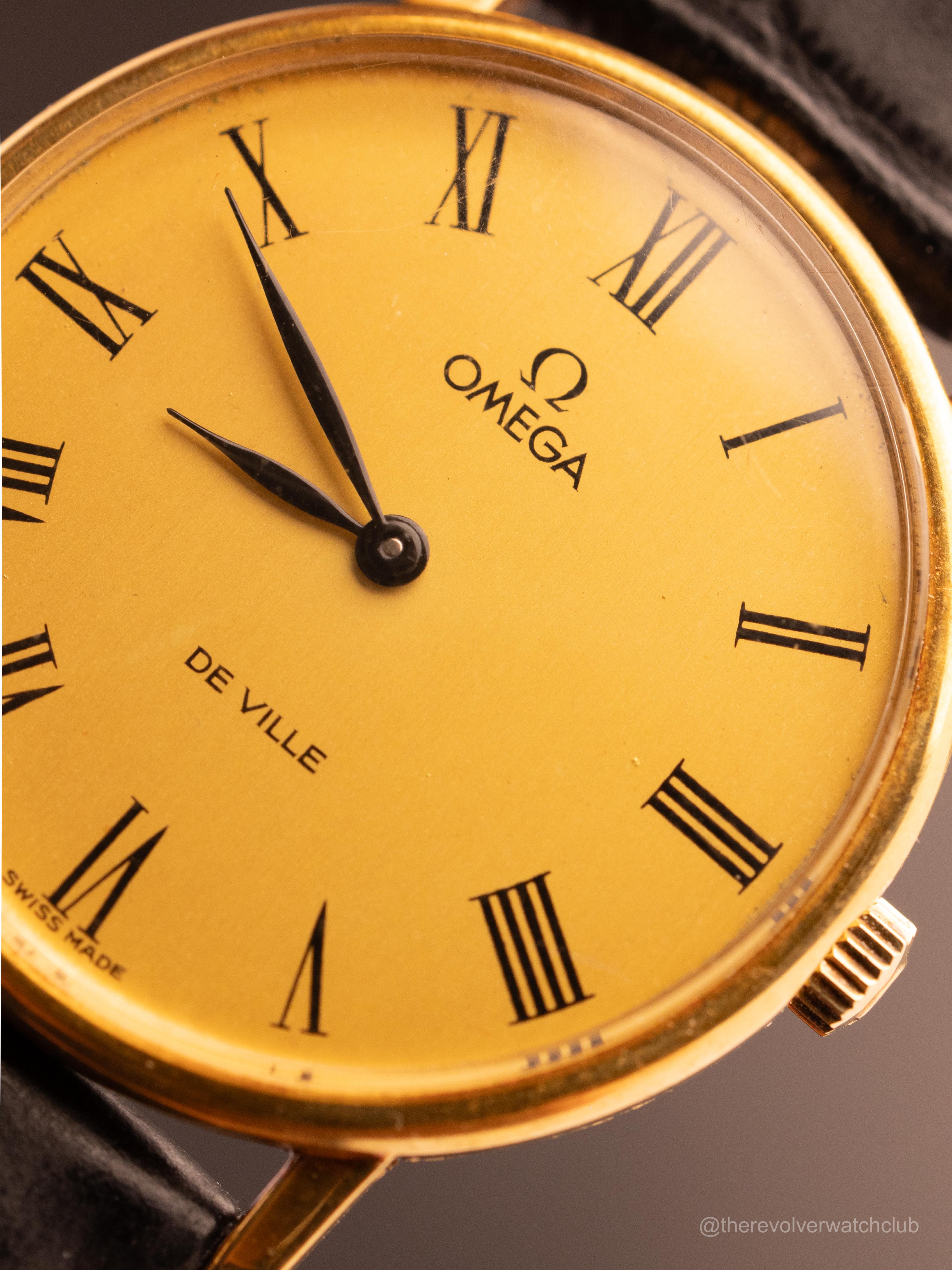 Omega De Ville 14K Gold Roman Dial Cal. 625 (Ref. 111.014) (32mm; Manual)