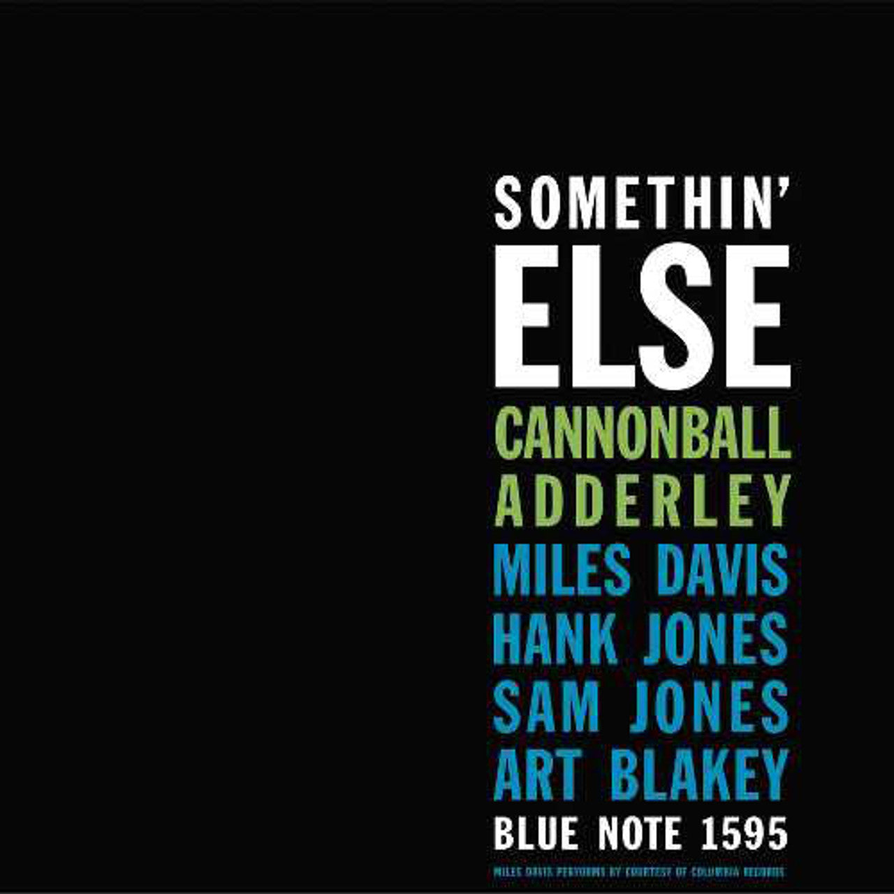 Cannonball Adderley – Somethin' Else (Blue Note) (UMe) (Arrives in 30 Days)