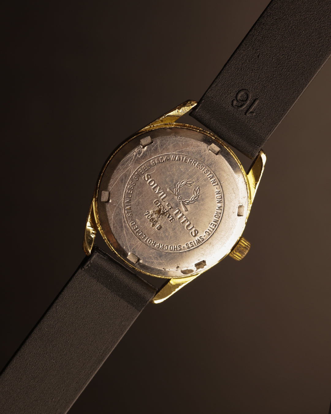 Buy Vintage Watch - Titus Vintage Gold-Tone Manual Wind Watch | 17