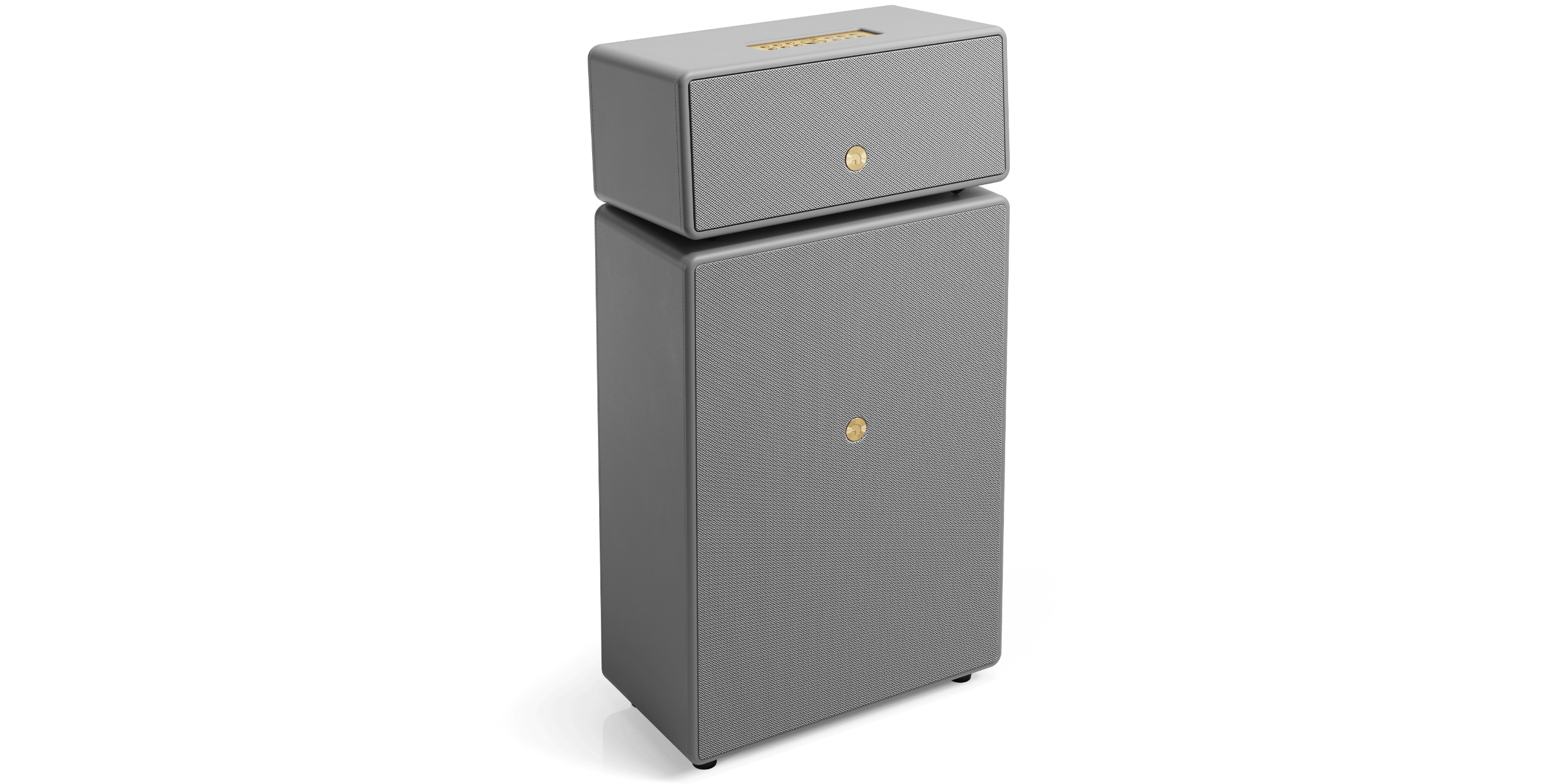 Audio Pro C5 MKII Wireless Multiroom Speaker - Front View (Grey)