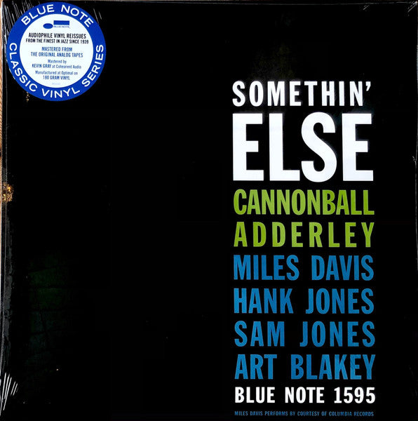 Cannonball Adderley – Somethin Else (Blue Note) (Quick Ship)